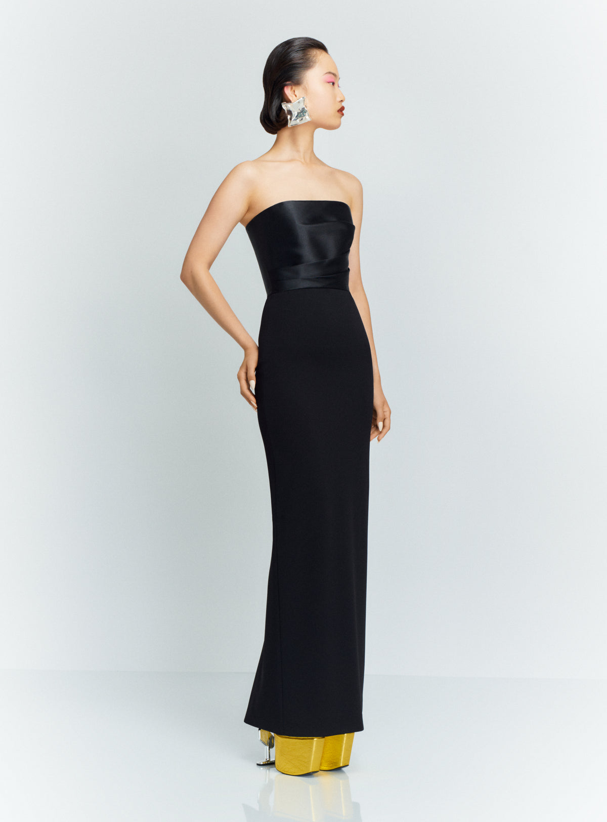 The Afra Maxi Dress in Black