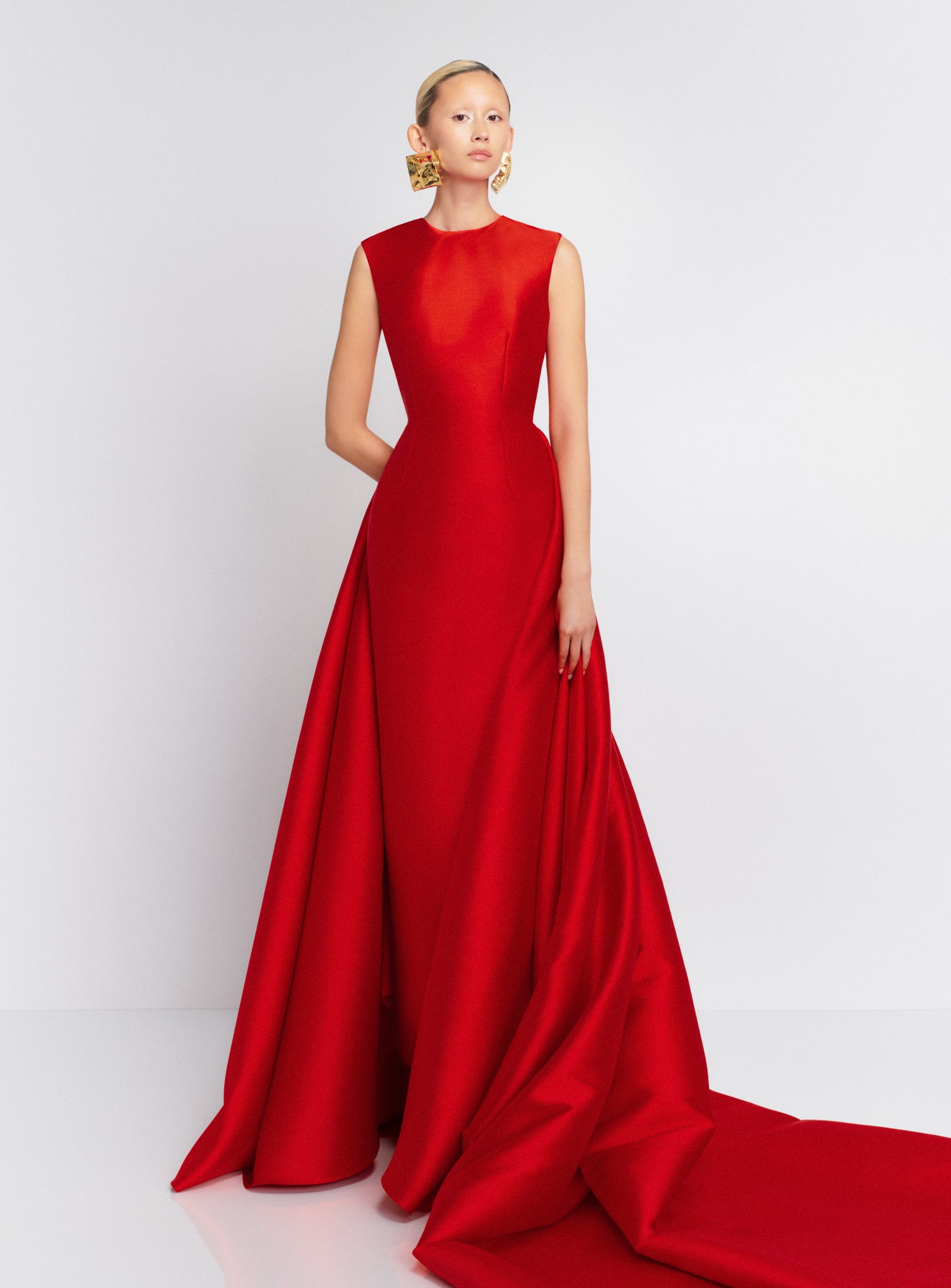 The Larsen Maxi Dress in Red – Solace London