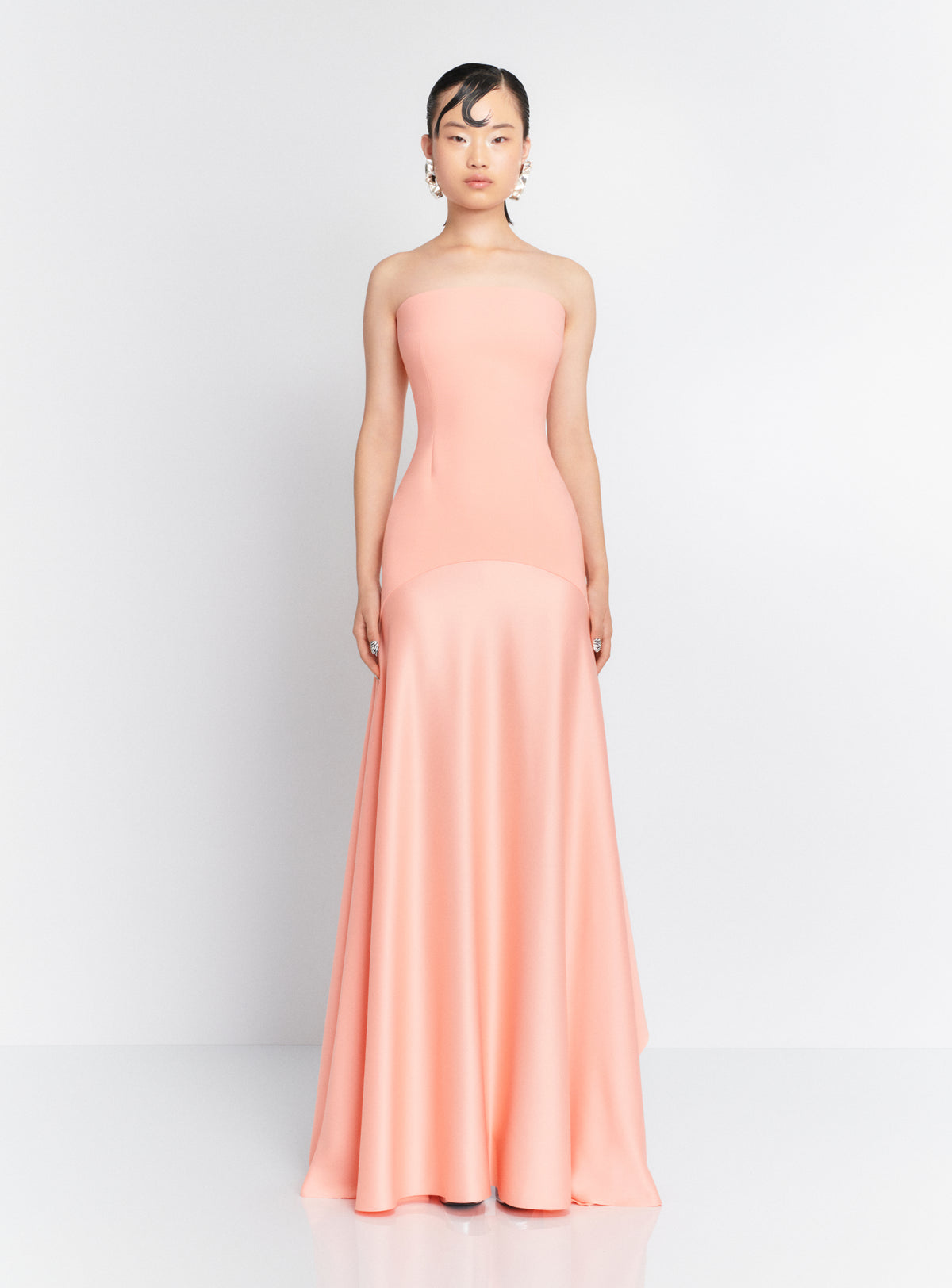 The Alessandra Maxi Dress in Nectar Pink