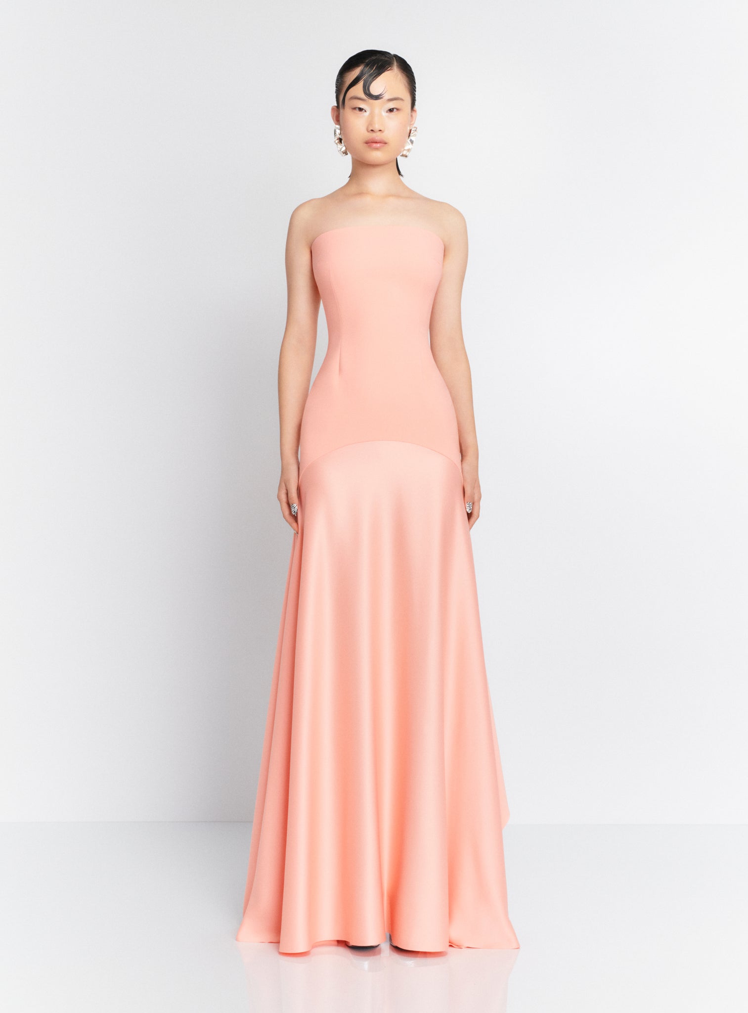 The Alessandra Maxi Dress in Nectar Pink