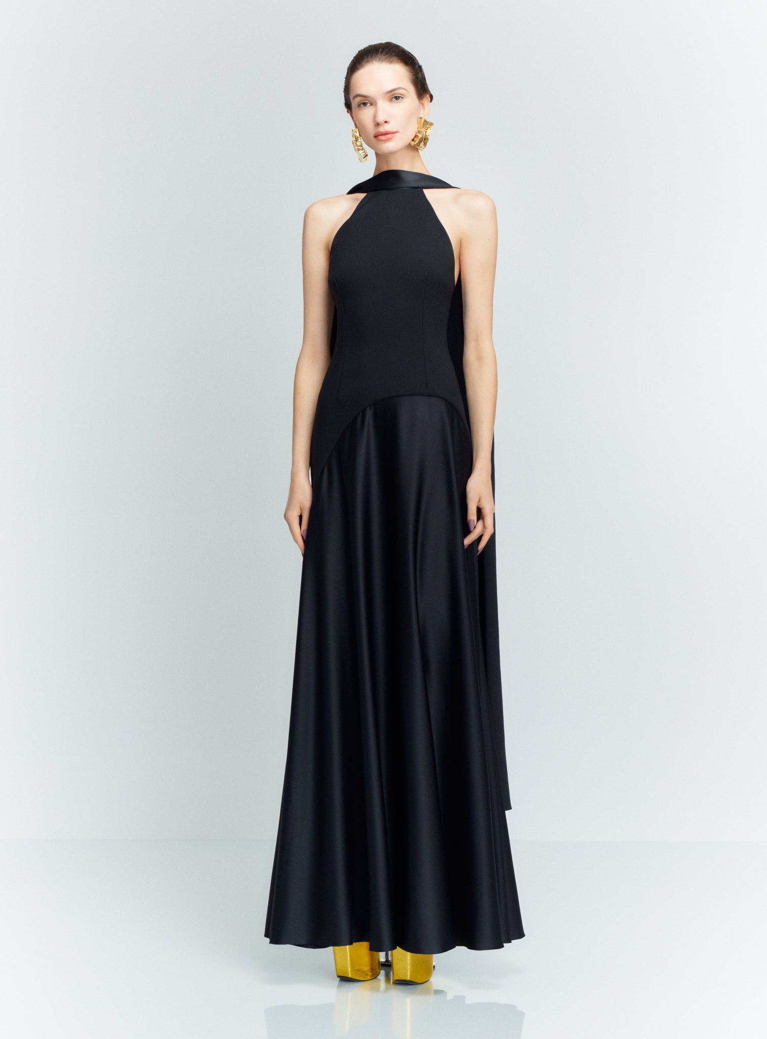 The Cece Maxi Dress in Black