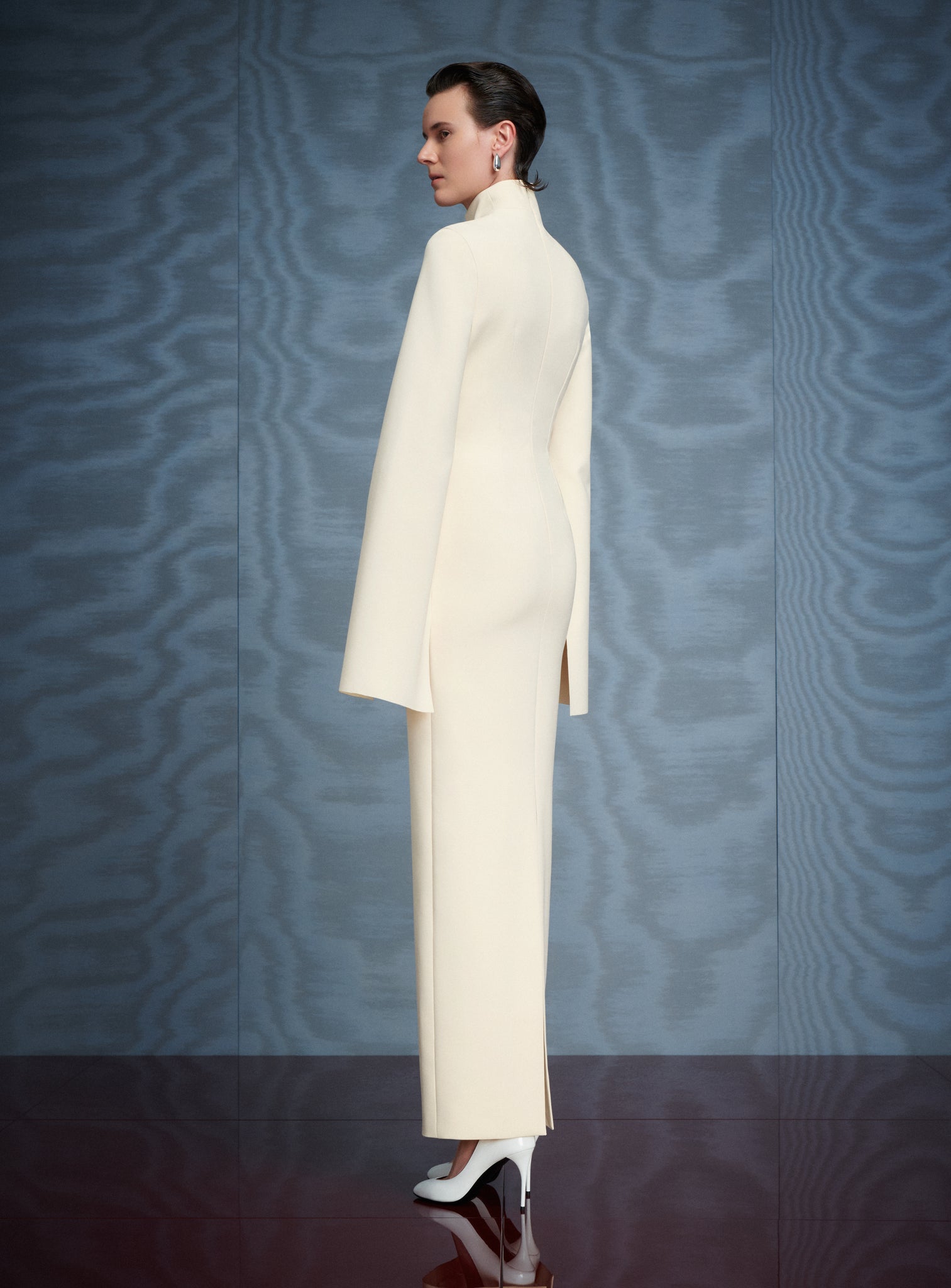 The Josefine Maxi Dress in Pearl