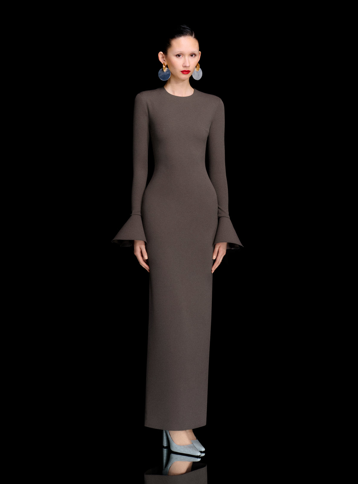 The Alicia Maxi Dress in Flint
