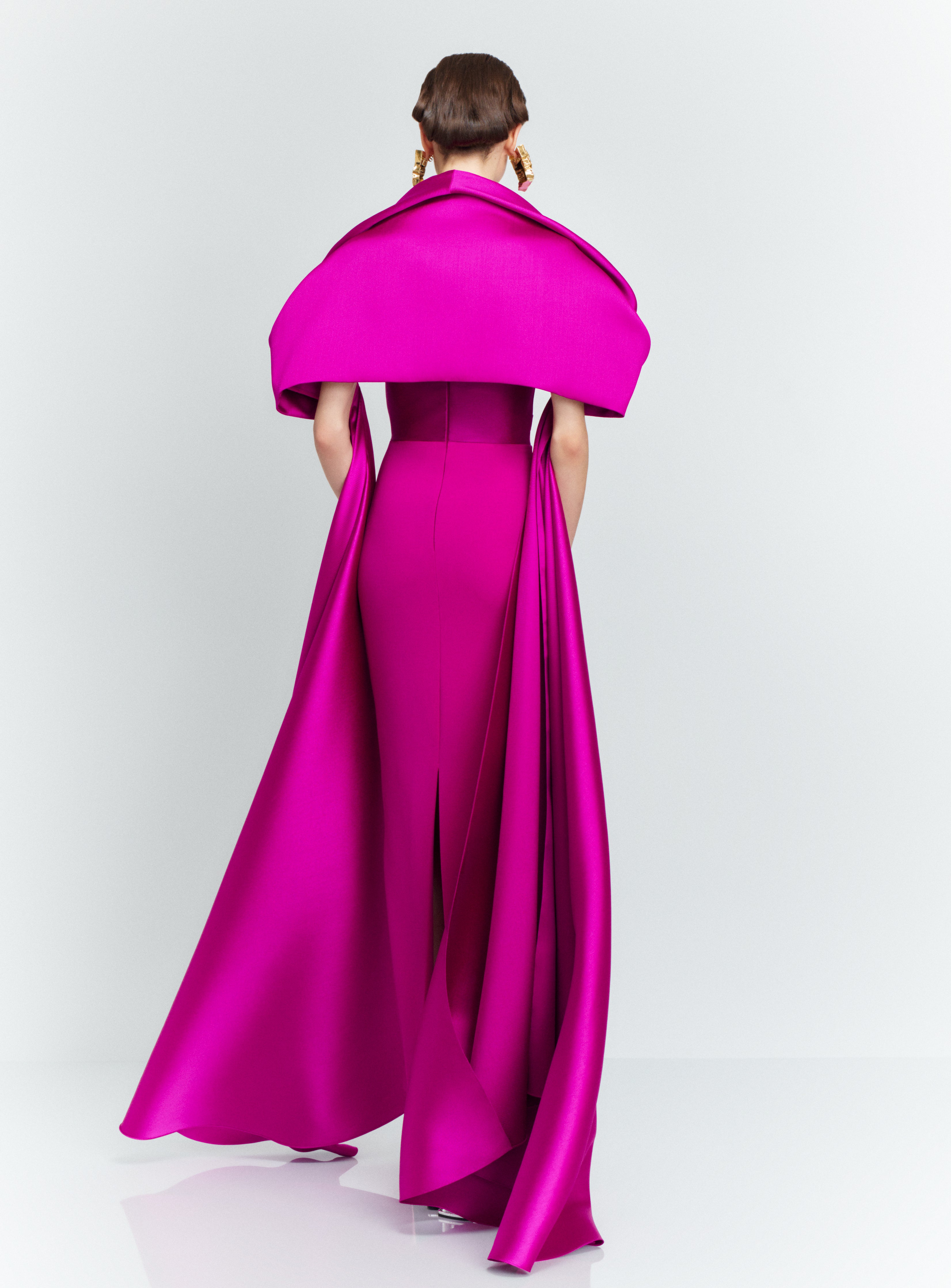 Delara Maxi Dress - Fuchsia