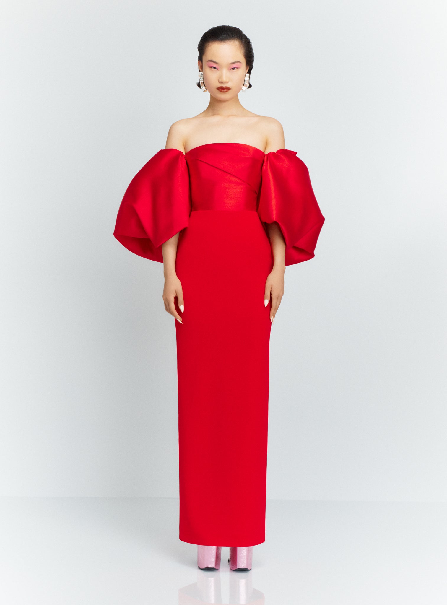 The Talia Maxi Dress in Red – Solace London