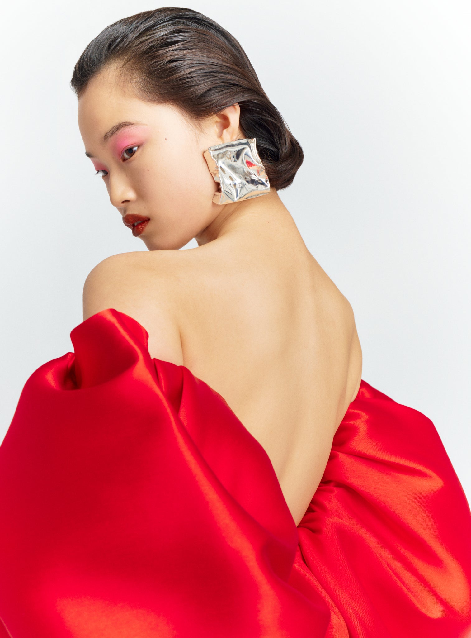 The Floris Maxi Dress in Red