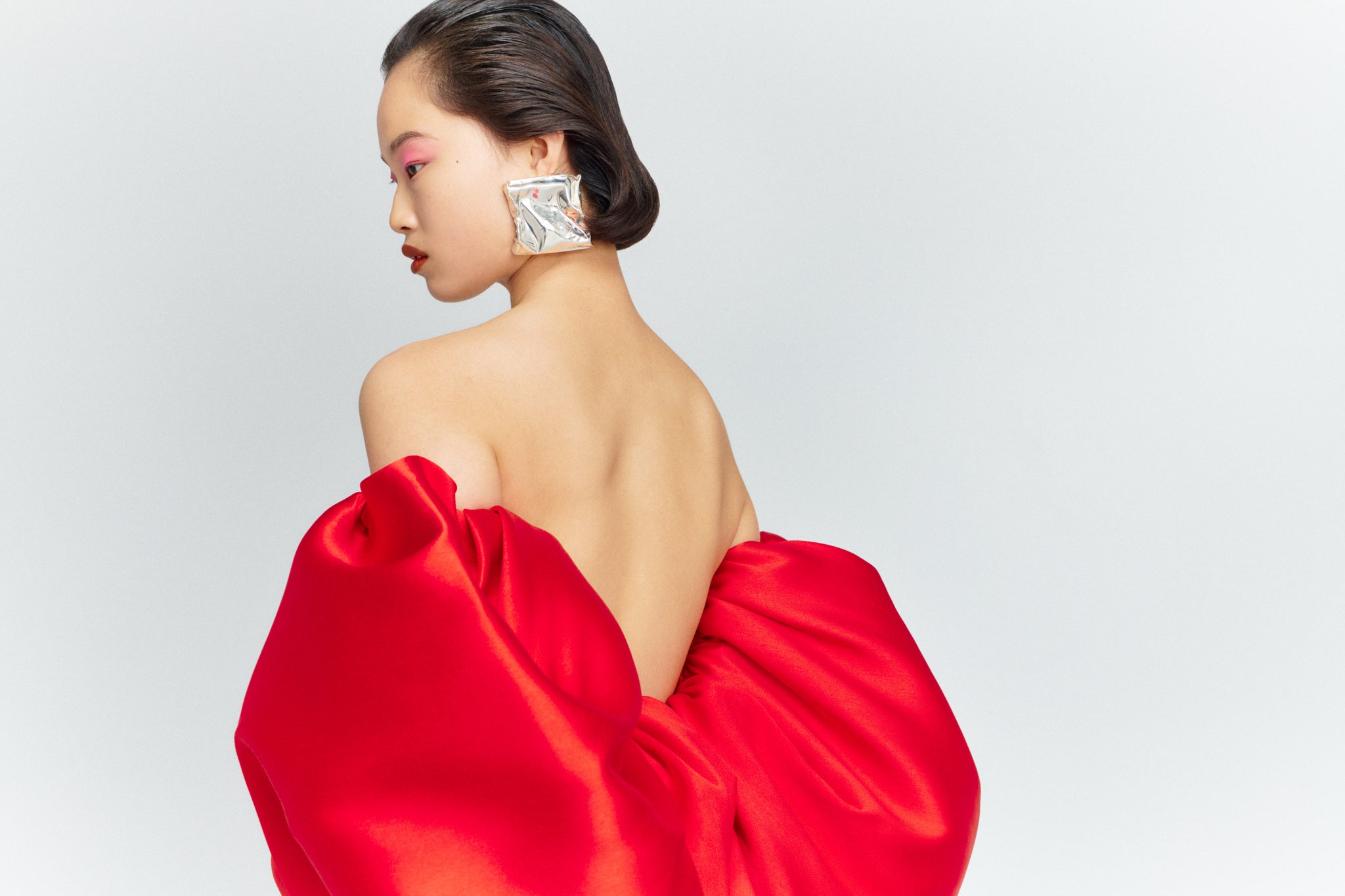 The Floris Maxi Dress in Red