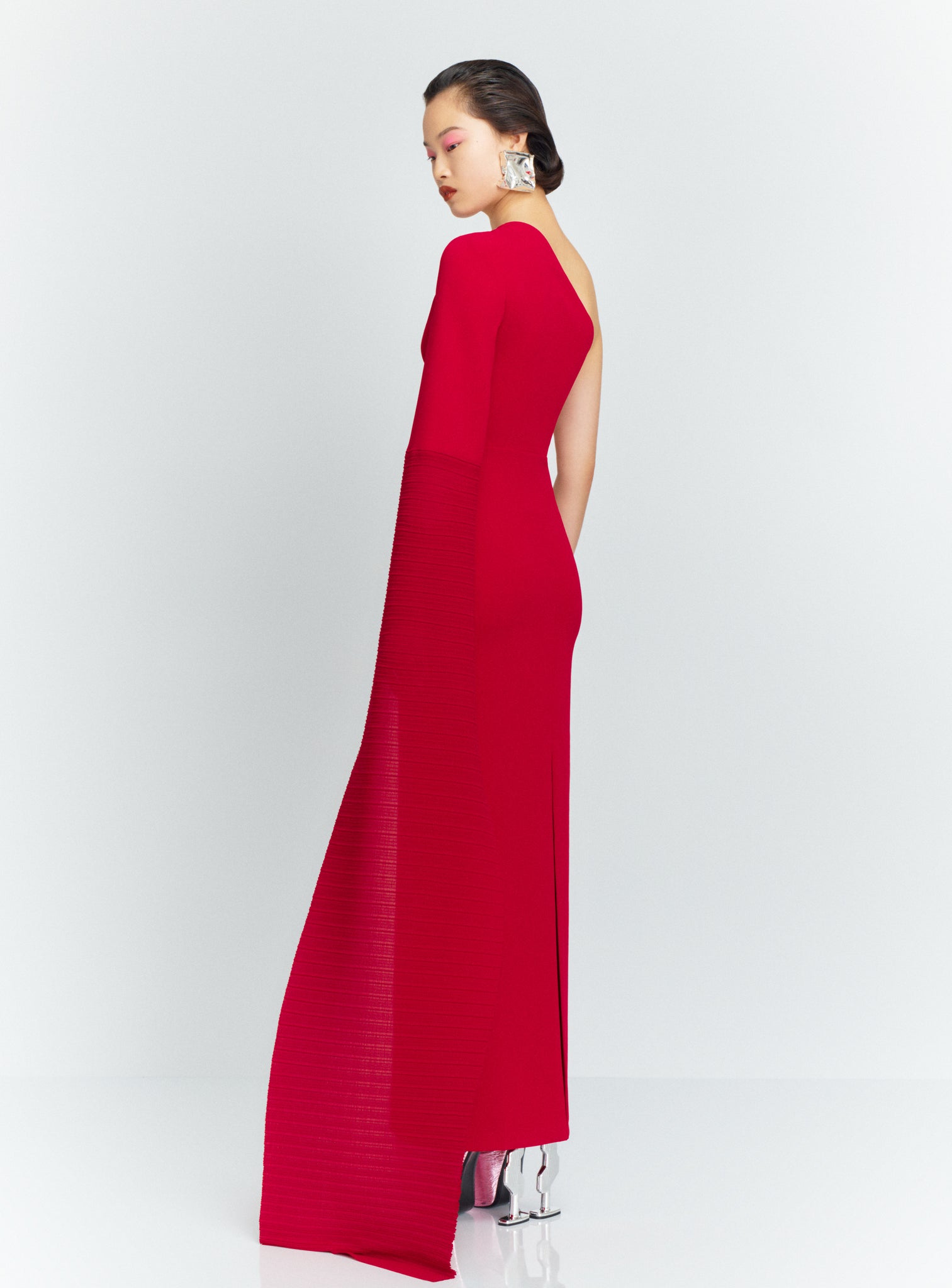 The Sylvia Maxi Dress in Ruby