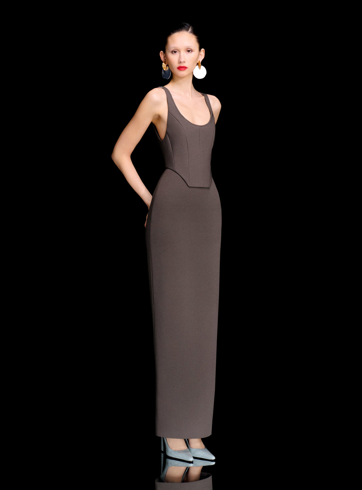 The Noor Maxi Dress in Flint