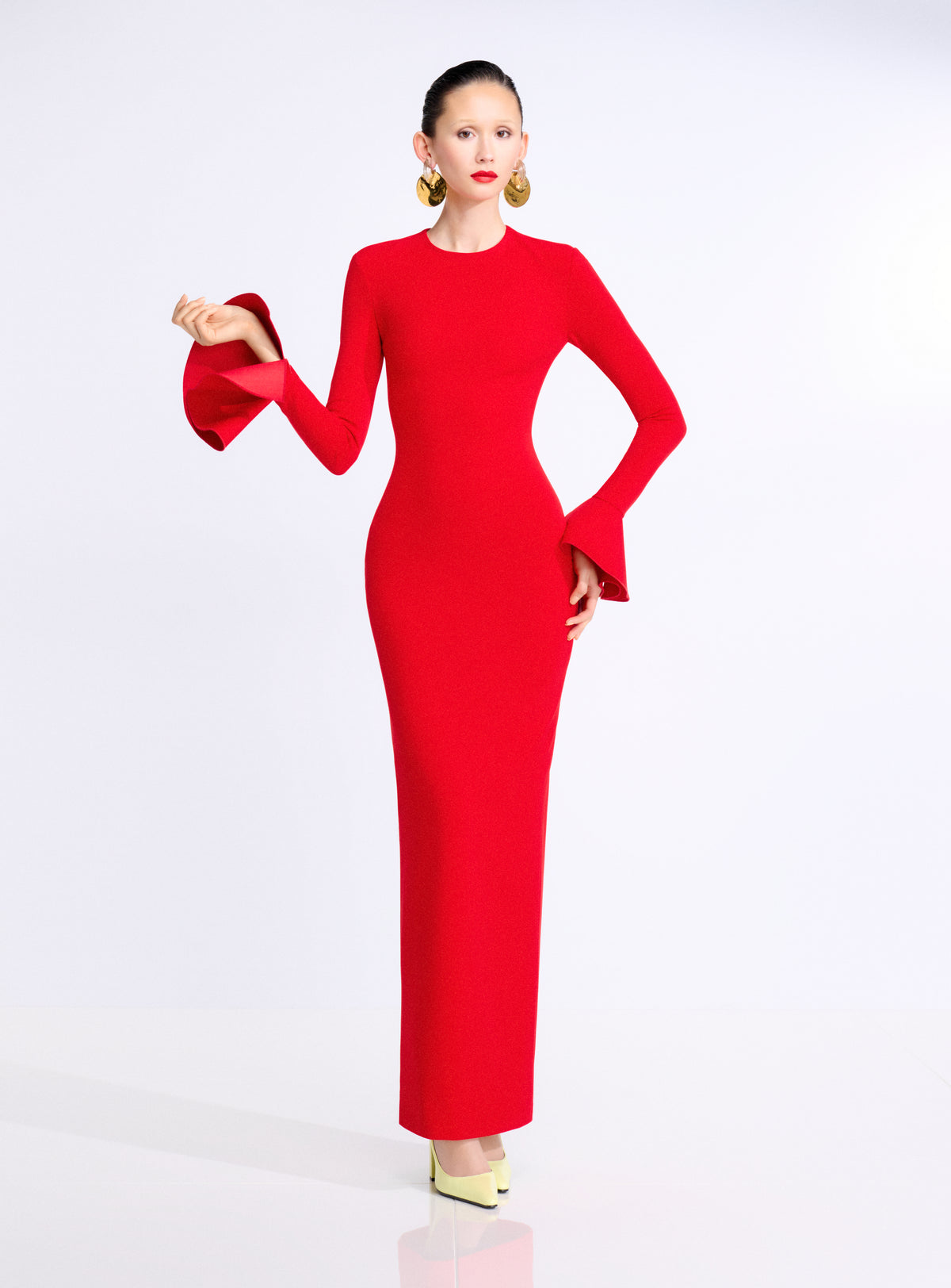 The Alicia Maxi Dress in Red