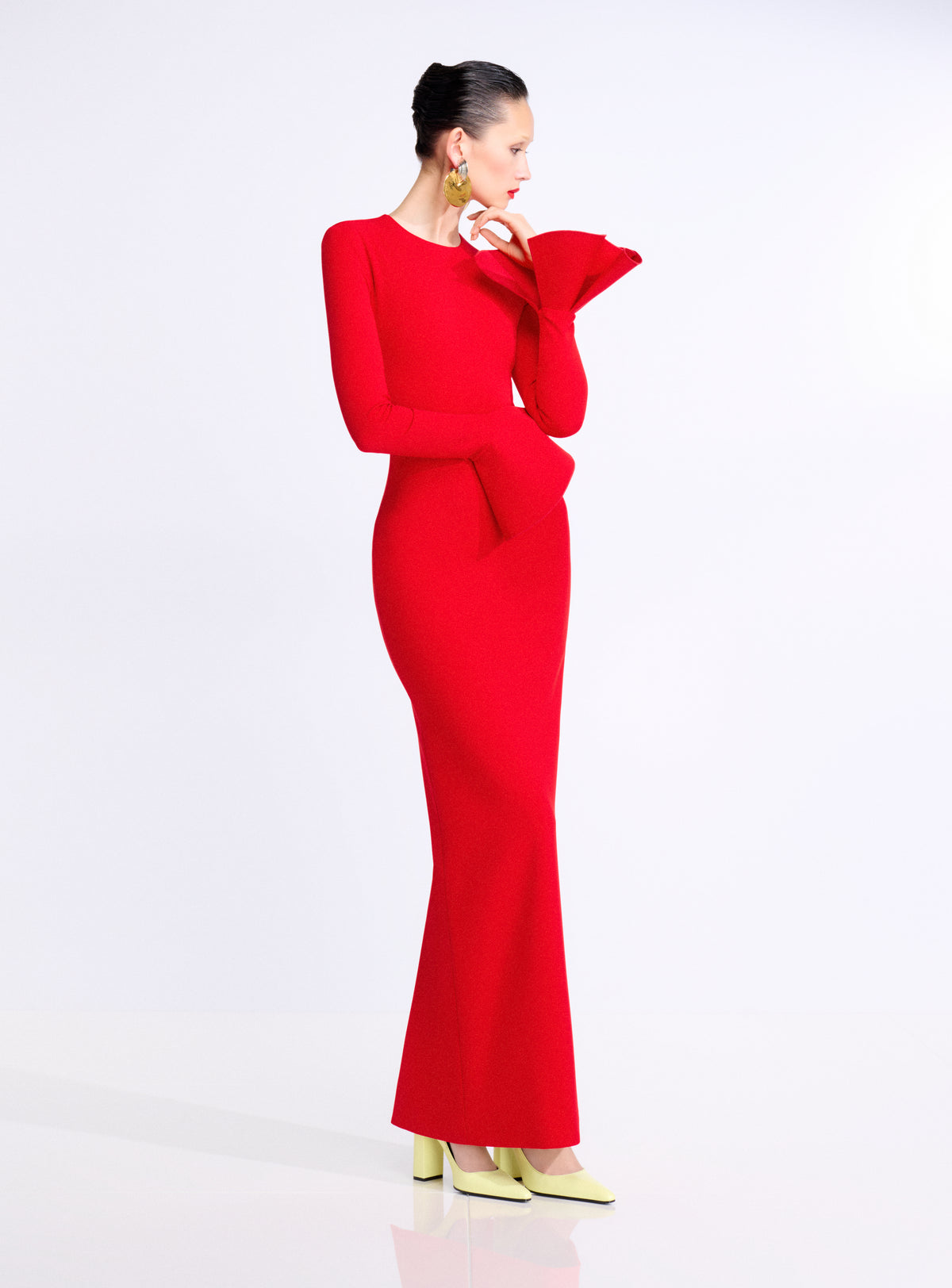 The Alicia Maxi Dress in Red