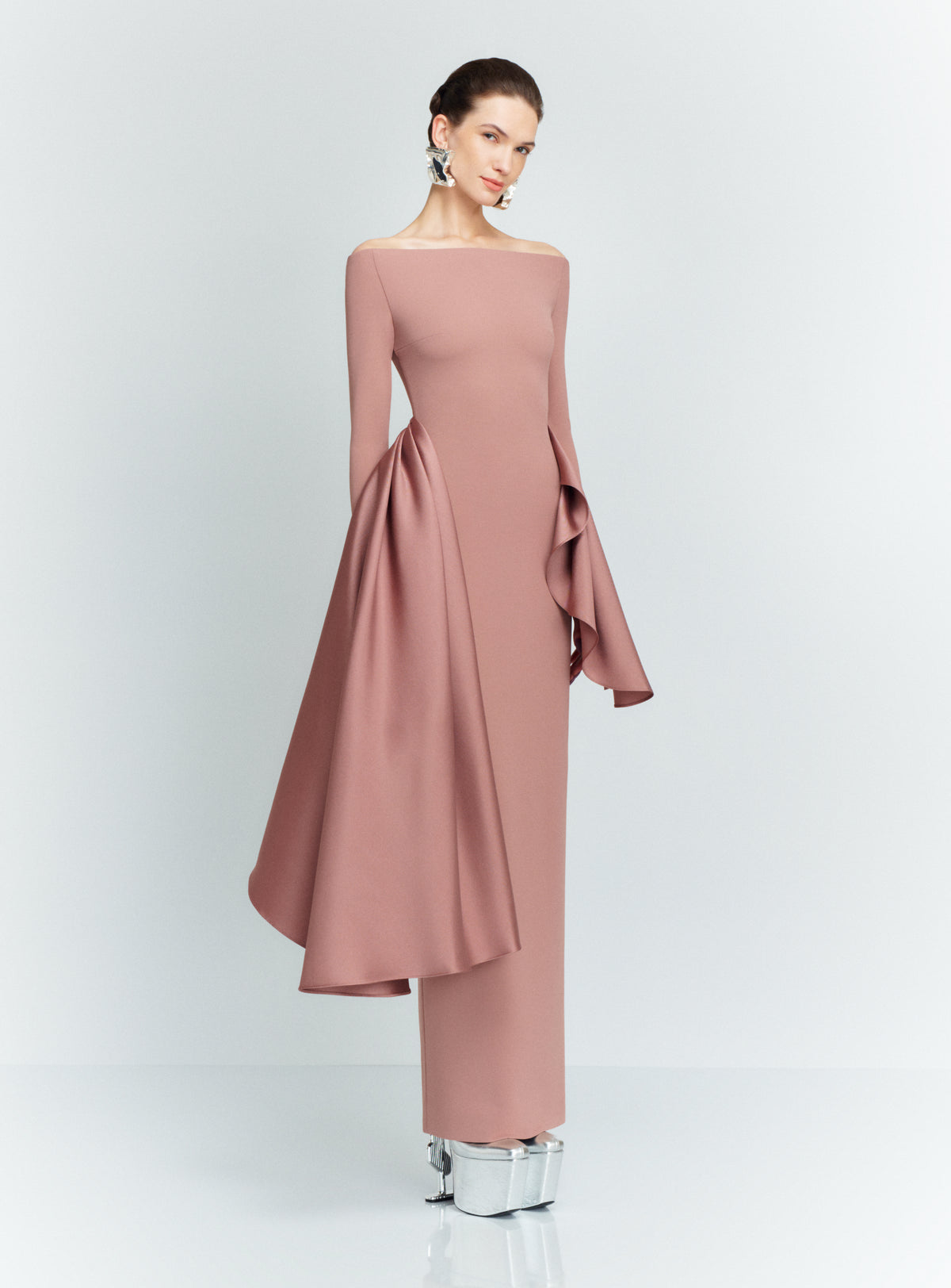 The Kiana Maxi Dress in Cocoa