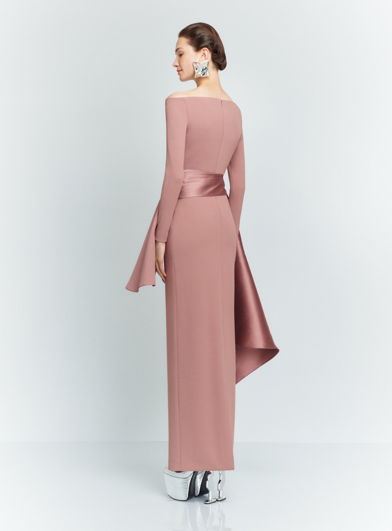 The Kiana Maxi Dress in Cocoa