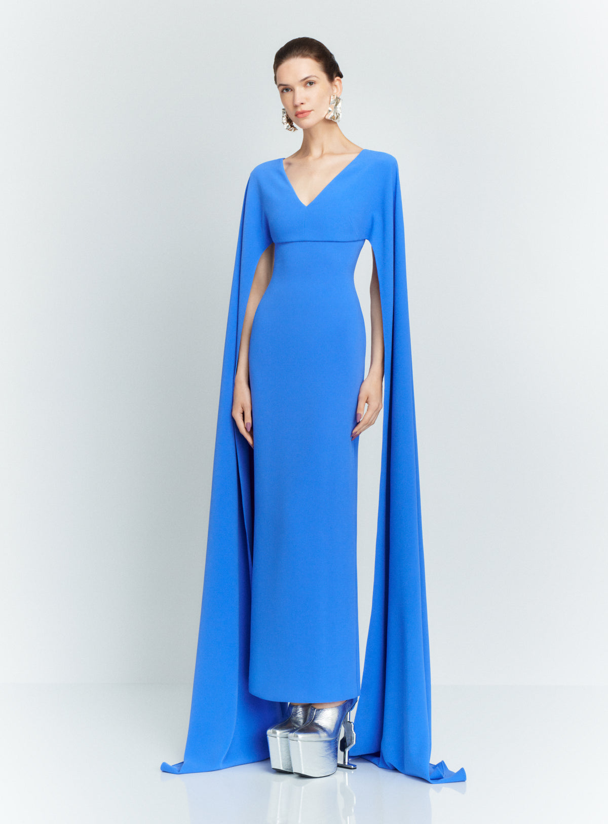 The Morgan Maxi Dress in Iris Blue