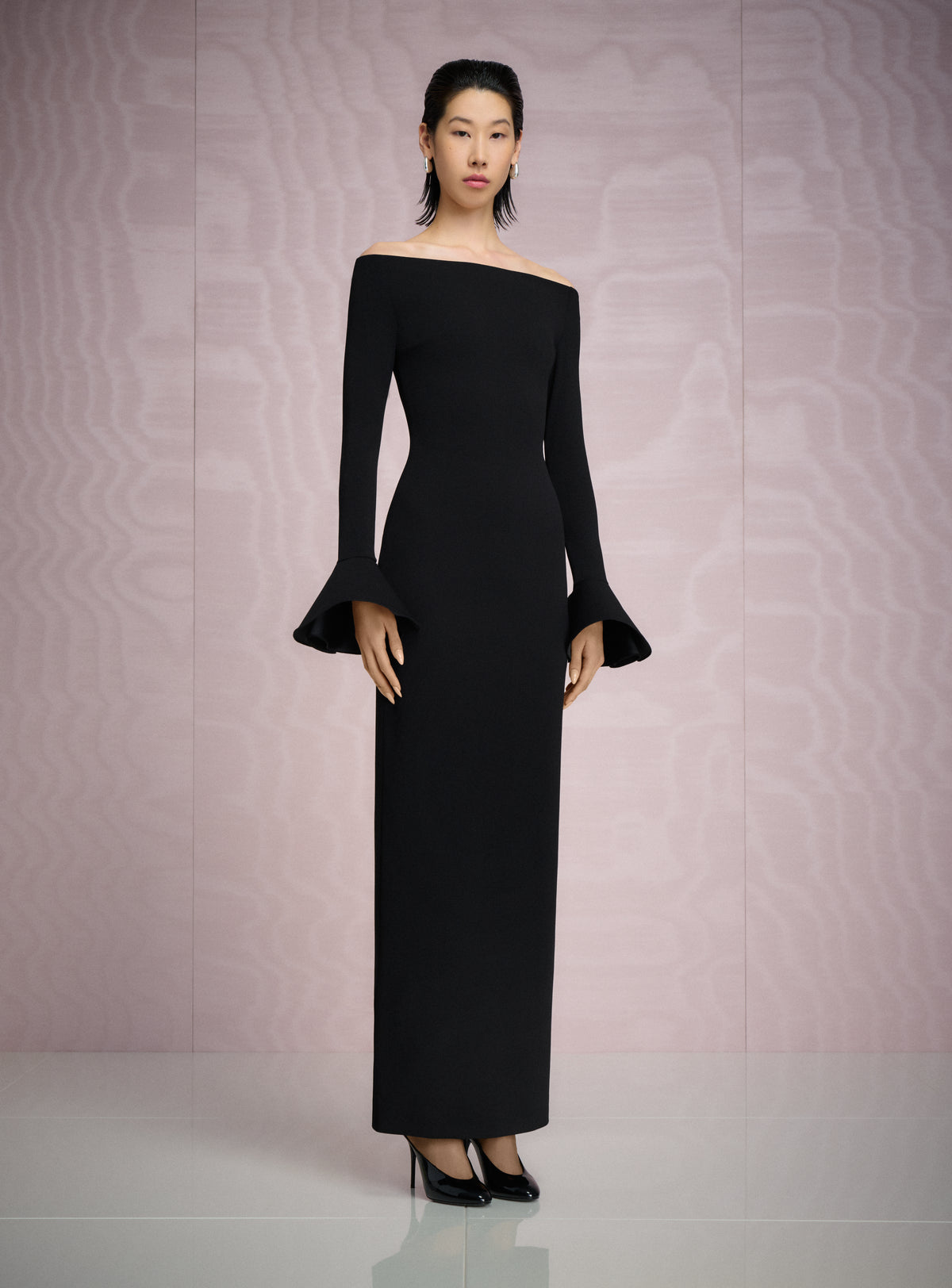 The Anica Maxi Dress in Black