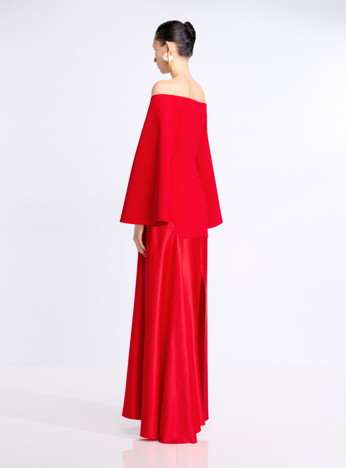 The Rina Maxi Dress in Red
