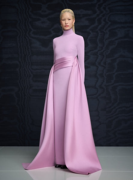 olivia matthews maxi dresses The Dress in Wisteria VIRGINIA SERENITY Aje Violette Bubble Hem Size:3XL fully lined (sleeves excluded)