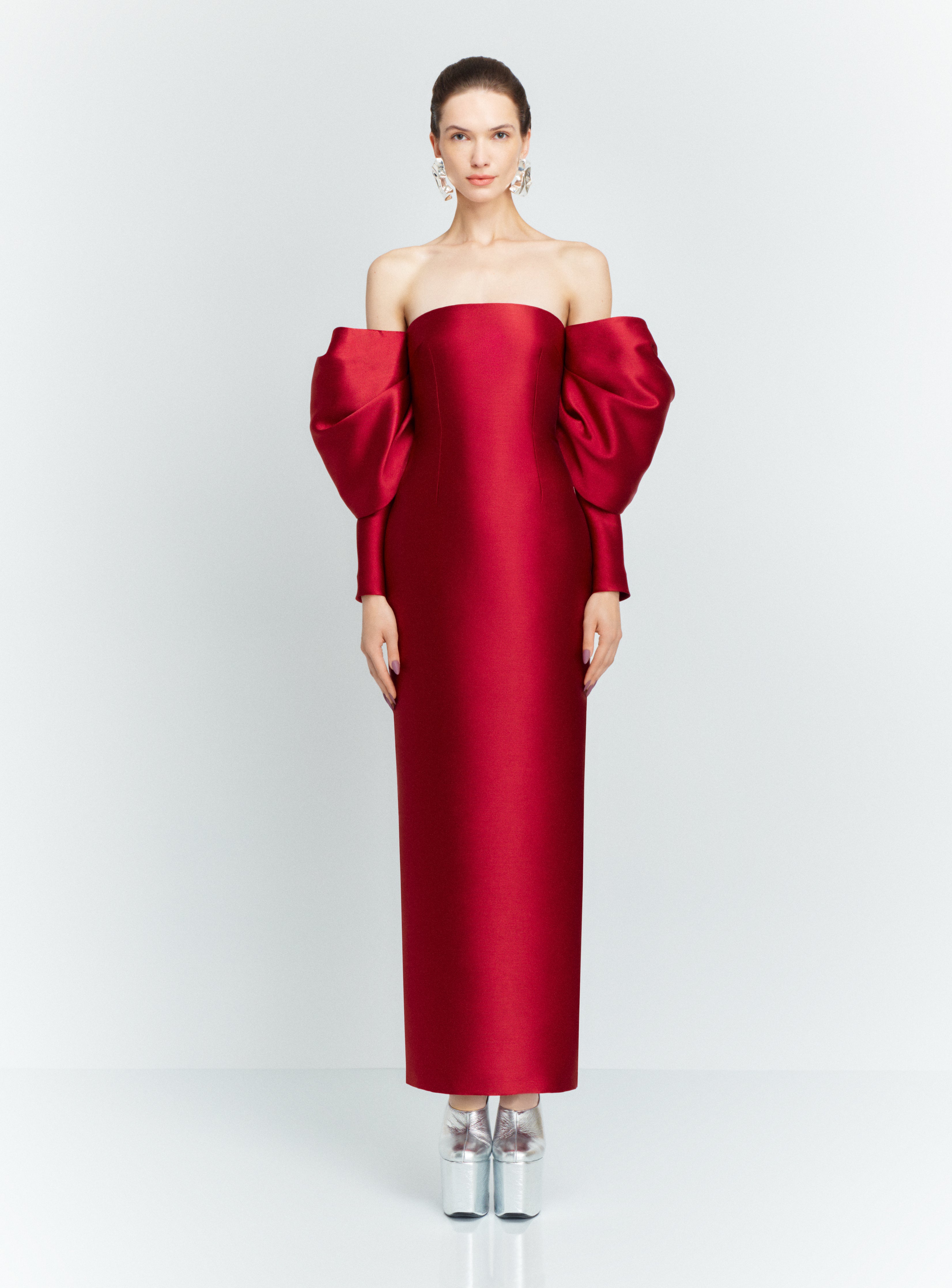 The Laylah Maxi Dress in Ruby