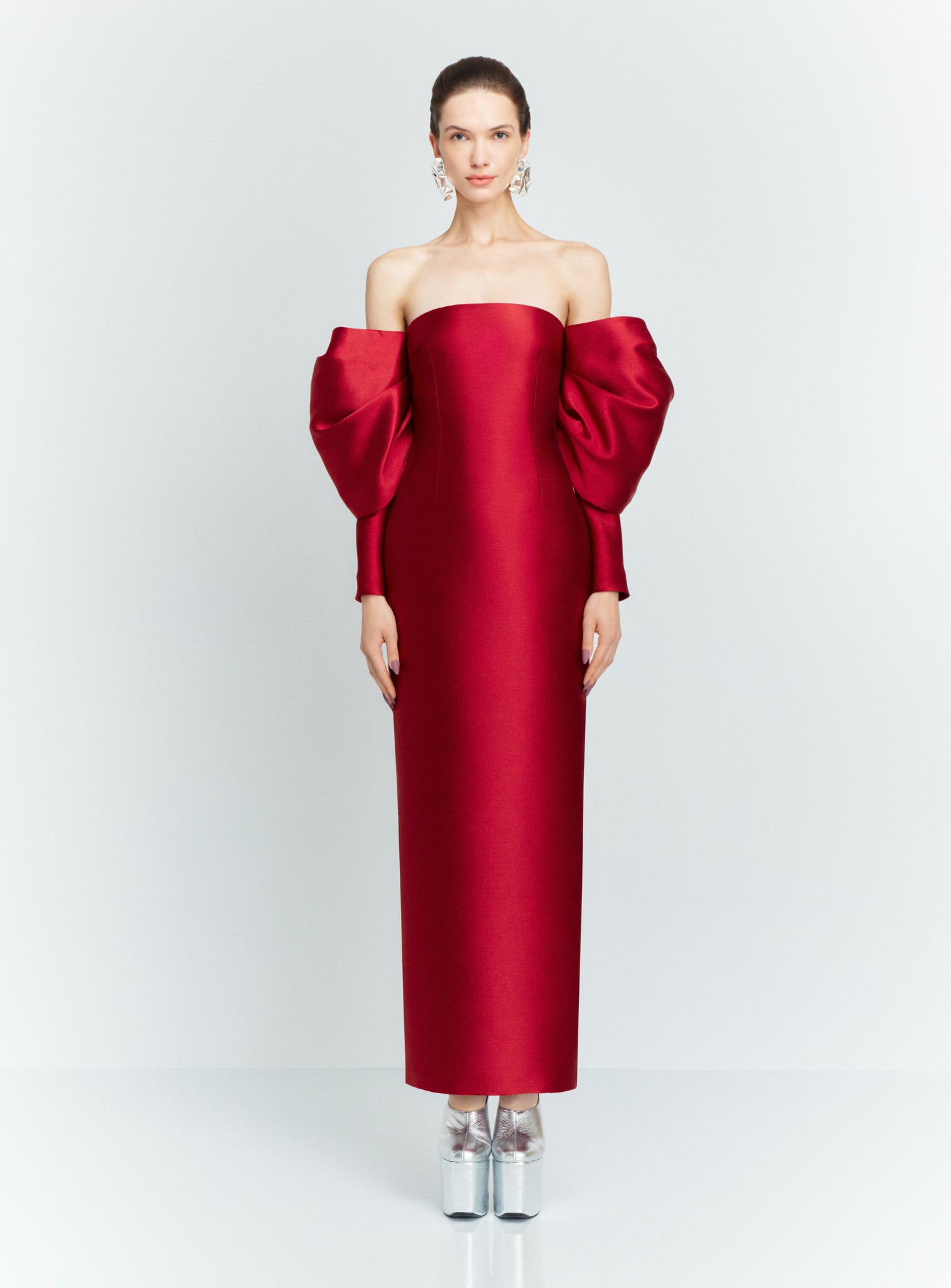 The Laylah Maxi Dress in Ruby