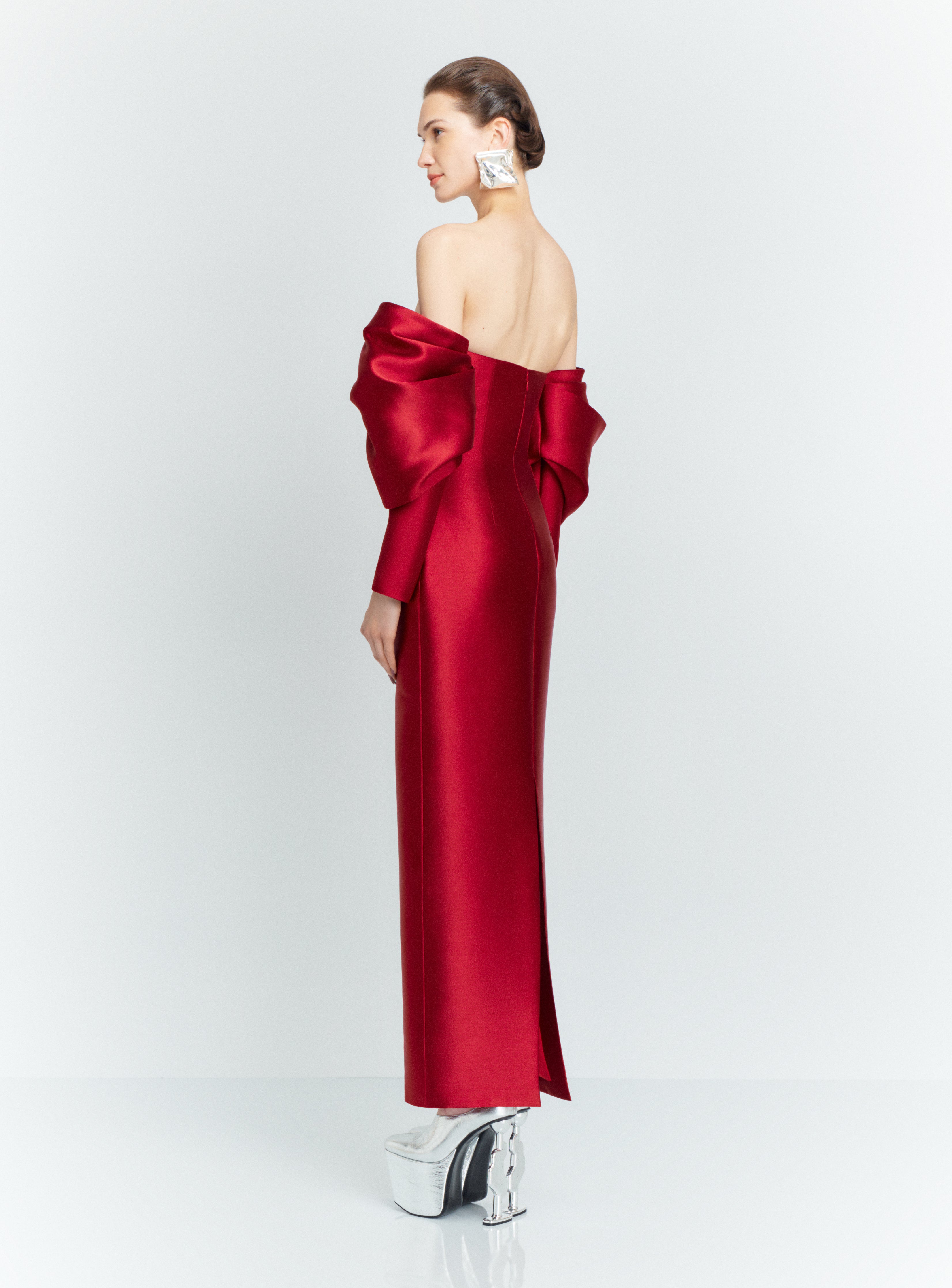 The Laylah Maxi Dress in Ruby