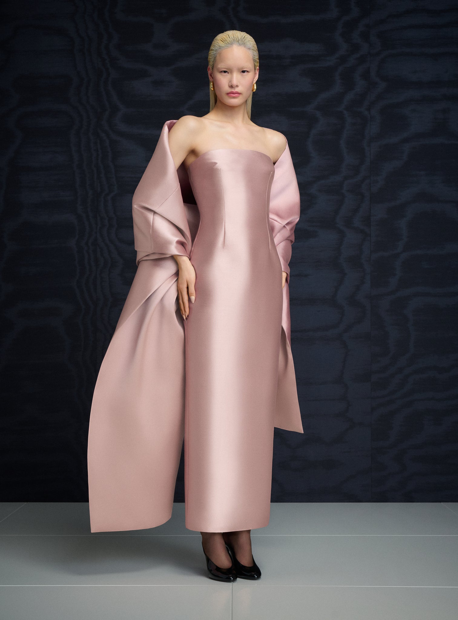 The Renee Midaxi Dress in Ice Blue – Solace London