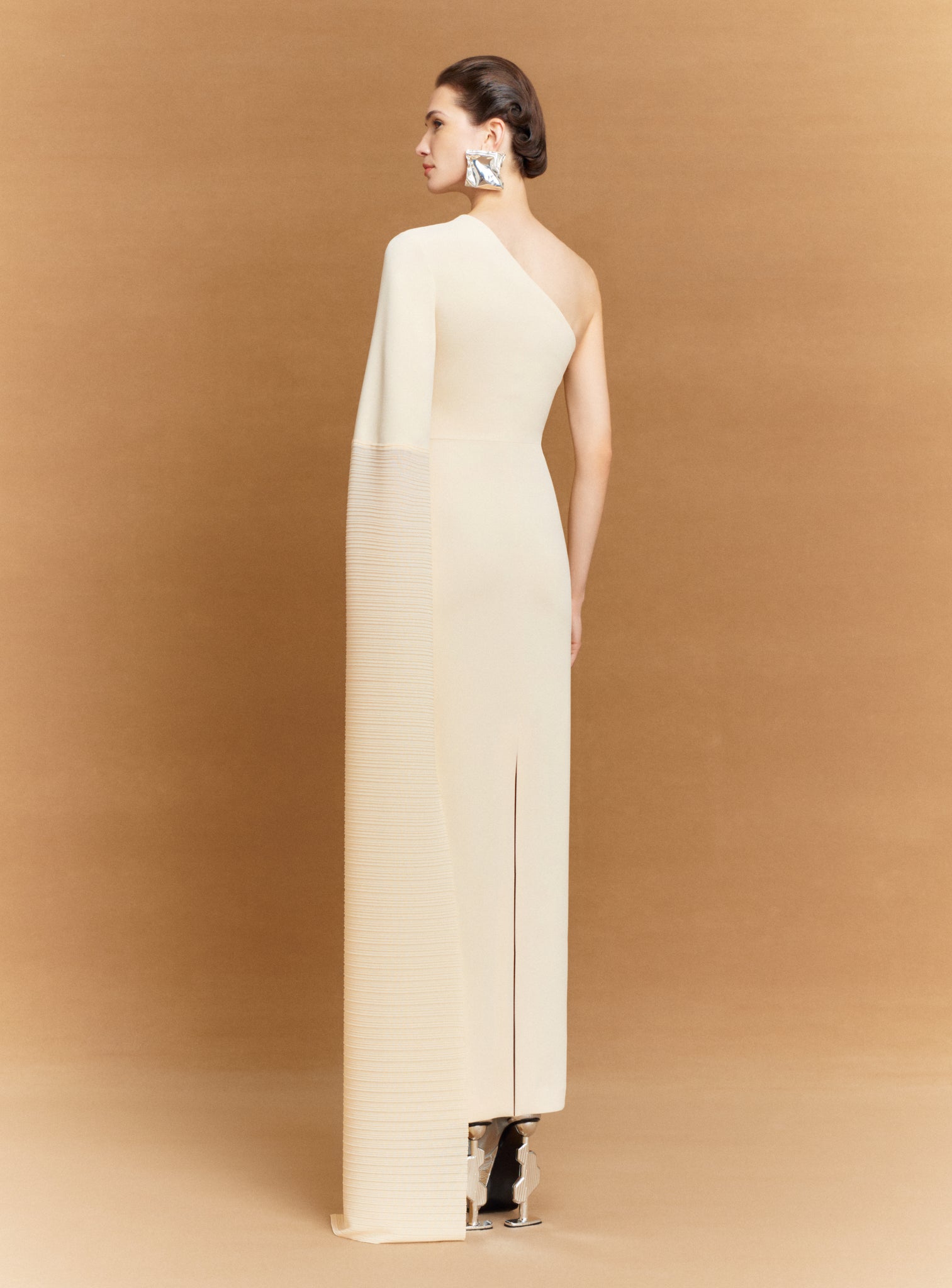 The Sylvia Maxi Dress in Alabaster