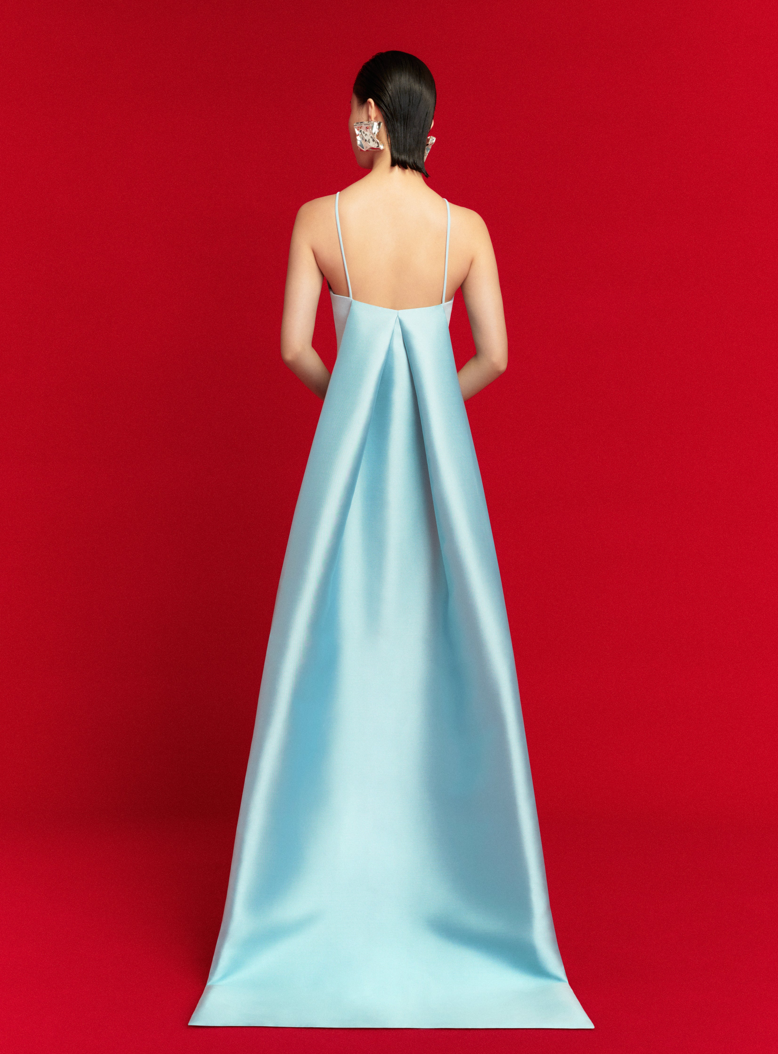 The Ulla Maxi Dress in Arctic Blue