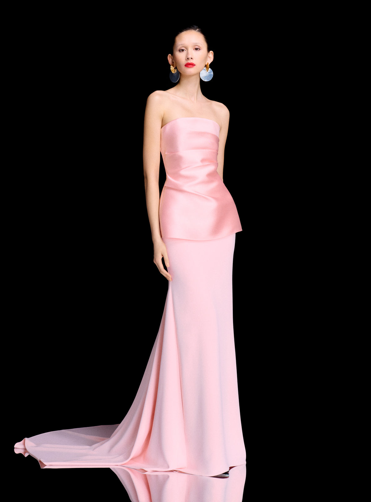 The Alia Maxi Dress in Camellia Pink