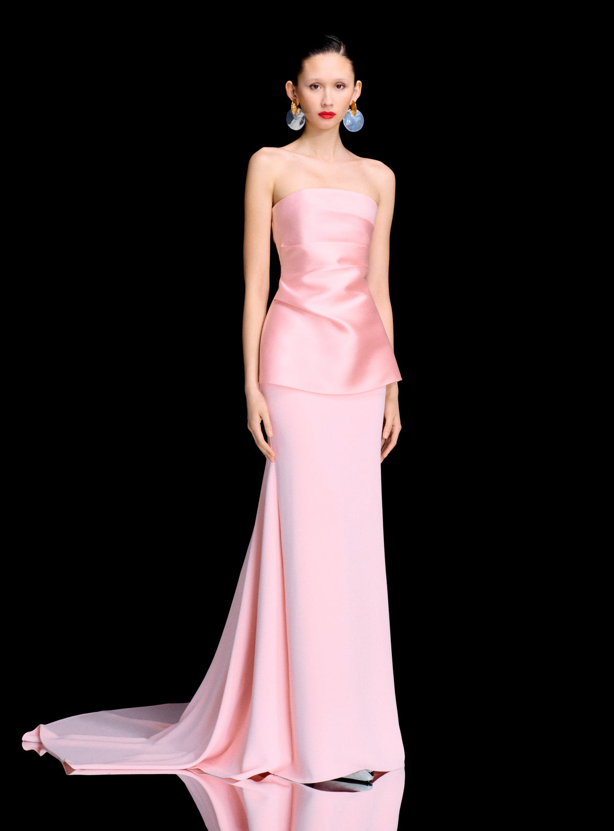 The Alia Maxi Dress in Camellia Pink