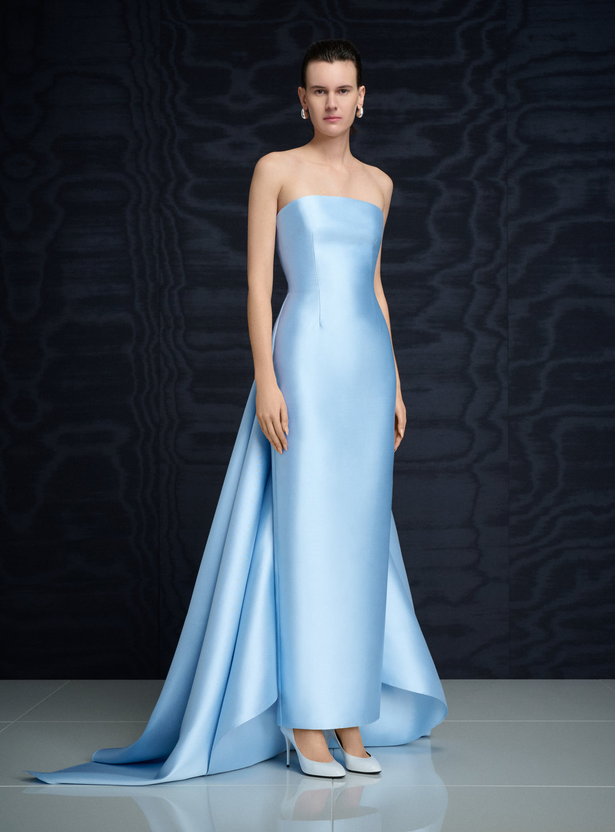 The Imani Maxi Dress in Ice Blue