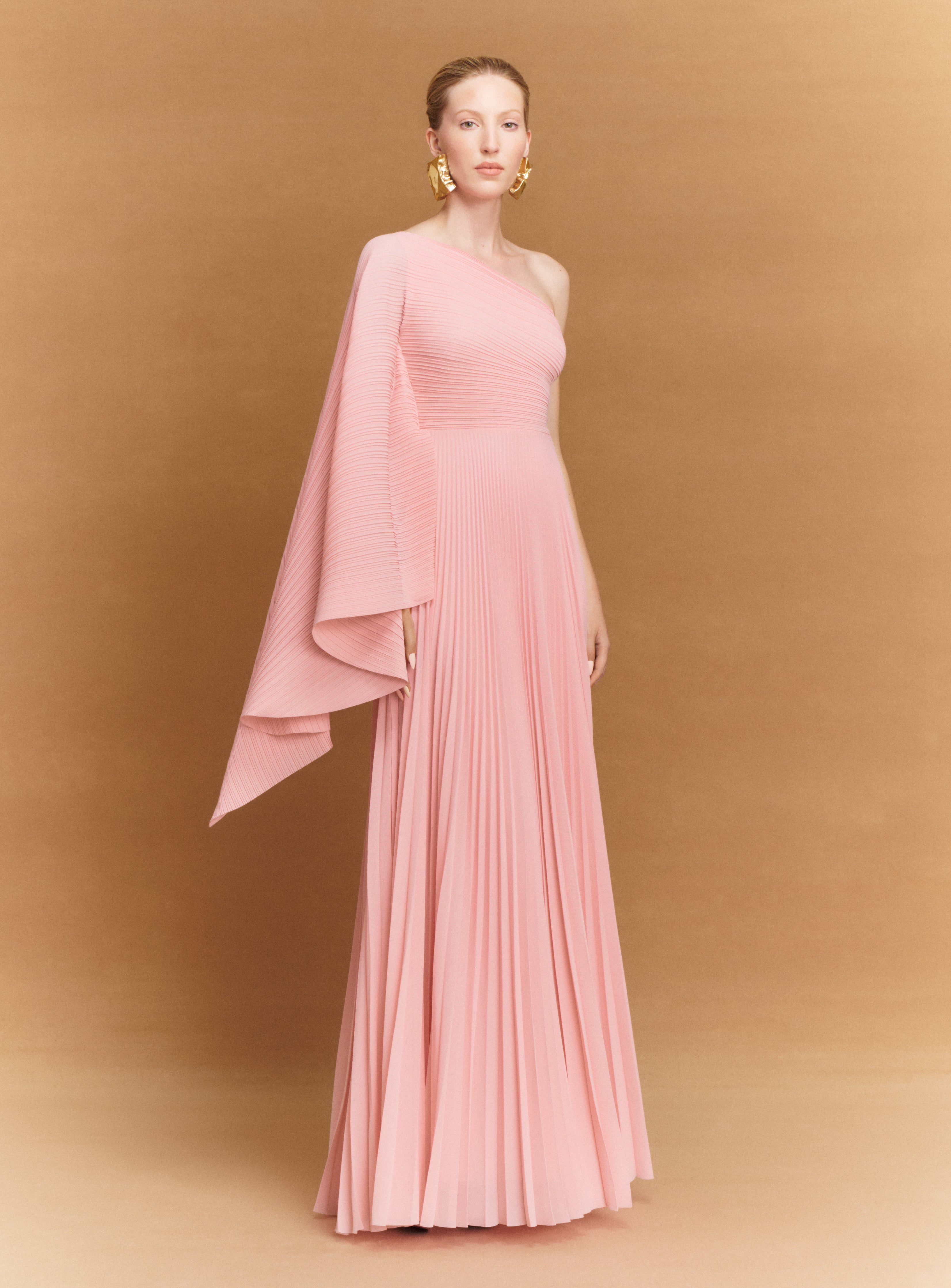The Maci Maxi Dress in Putty Pink