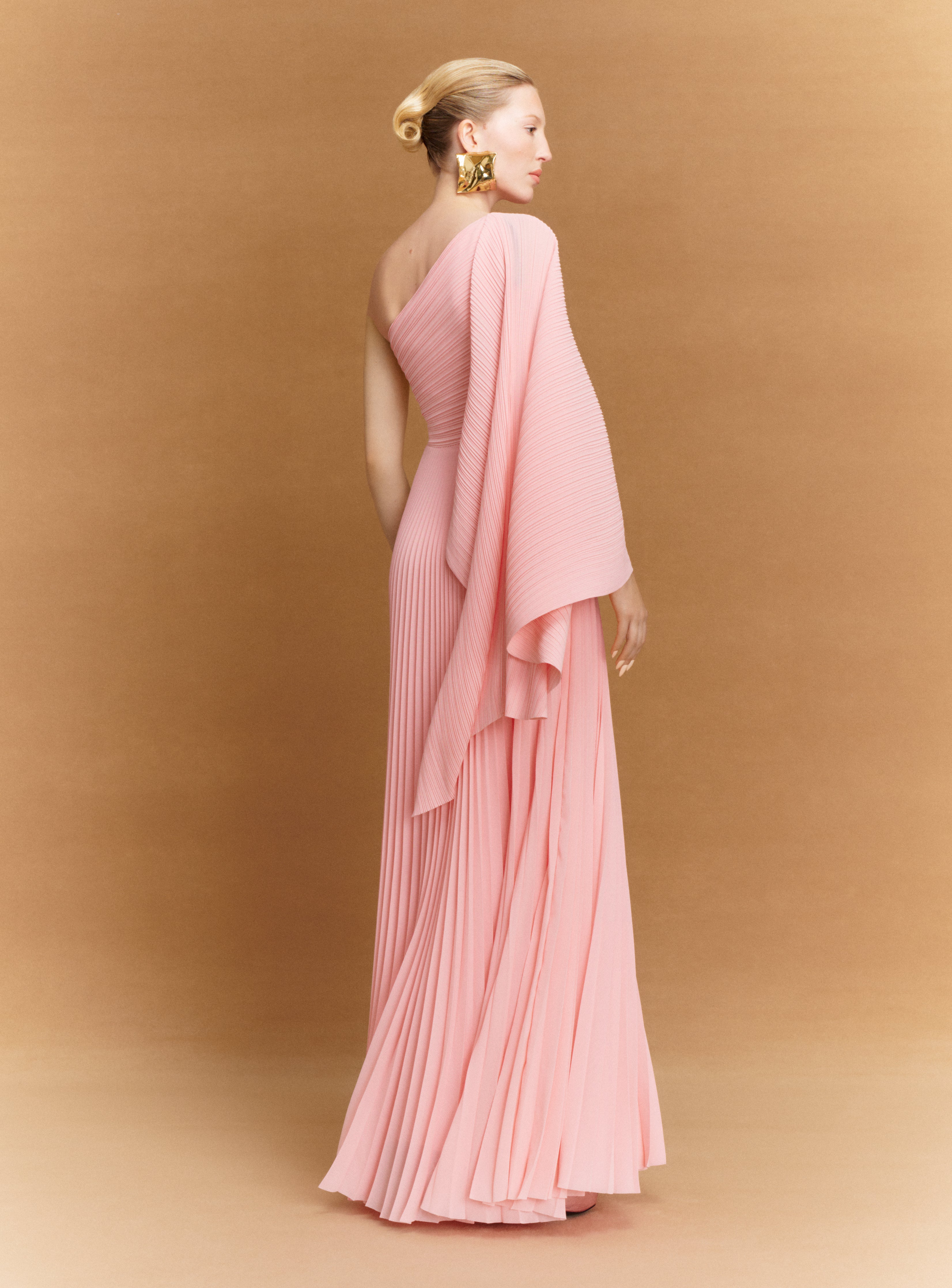 The Maci Maxi Dress in Putty Pink