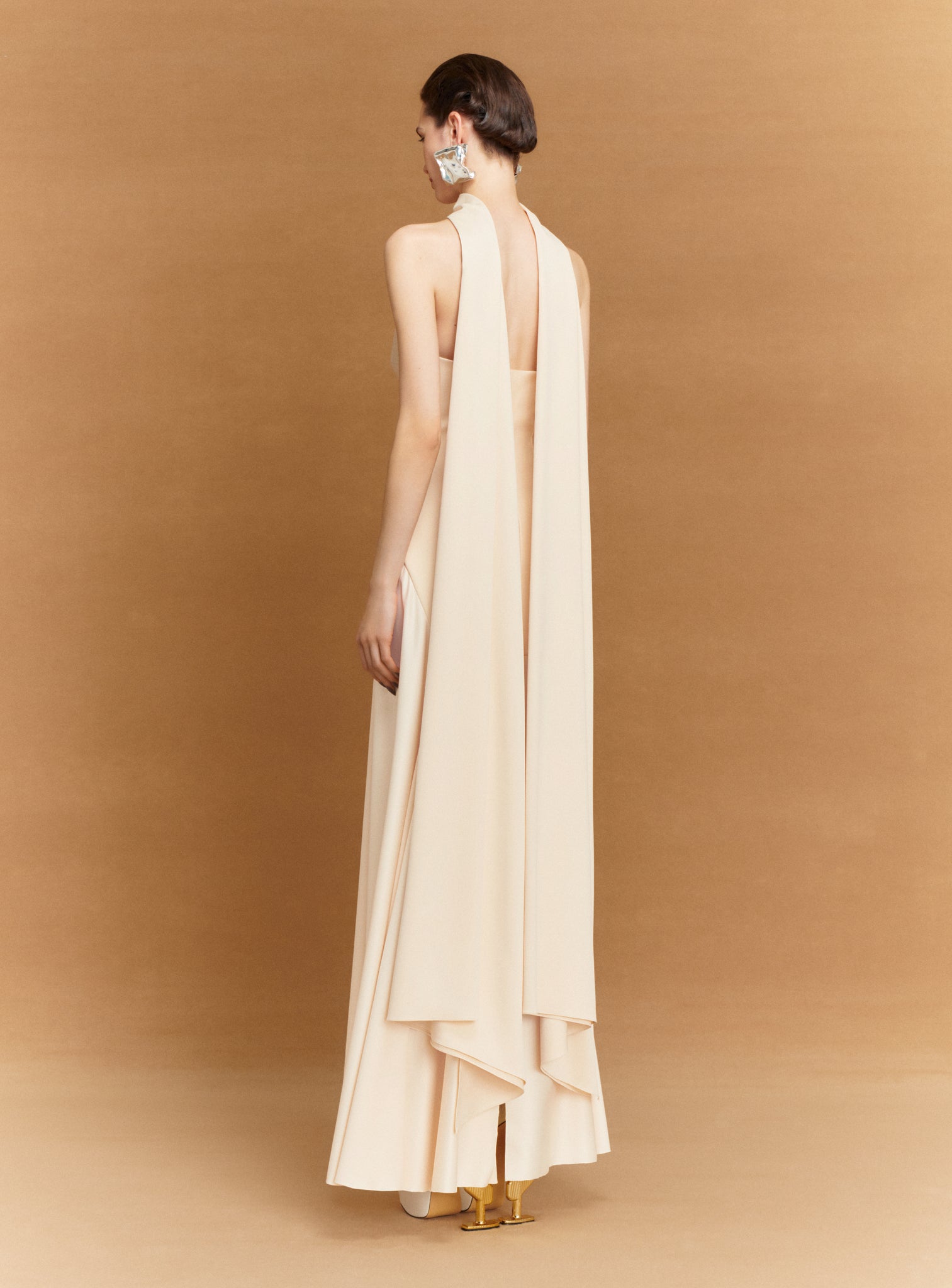 The Cece Maxi Dress in Alabaster