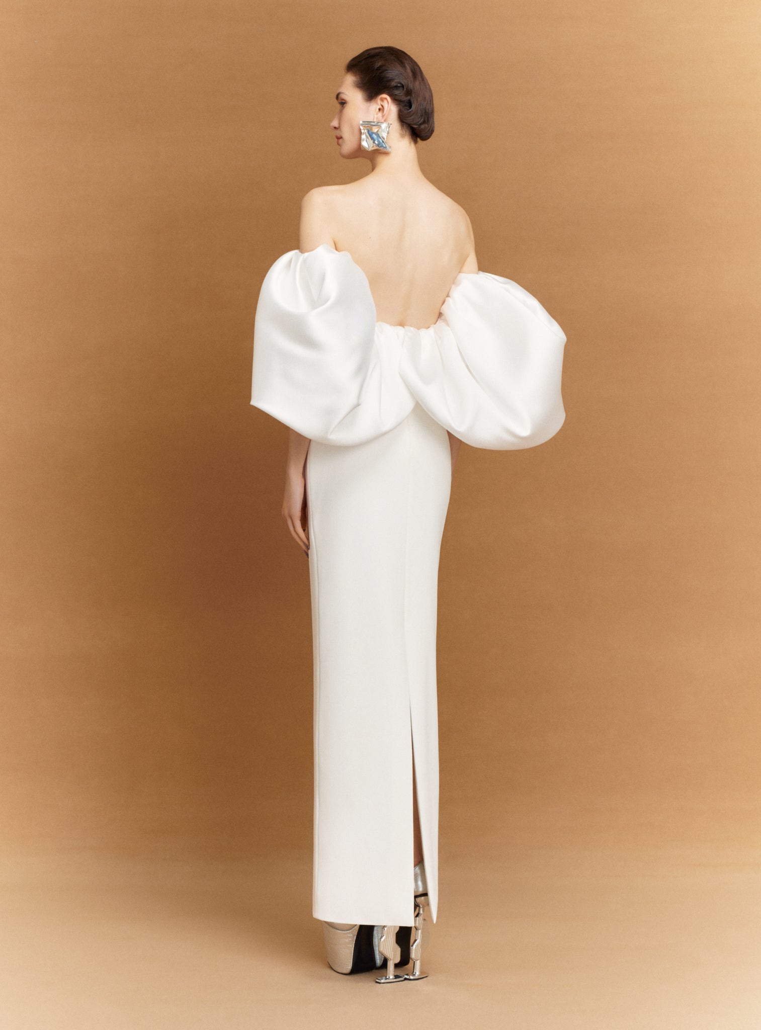 The Floris Maxi Dress in Cream