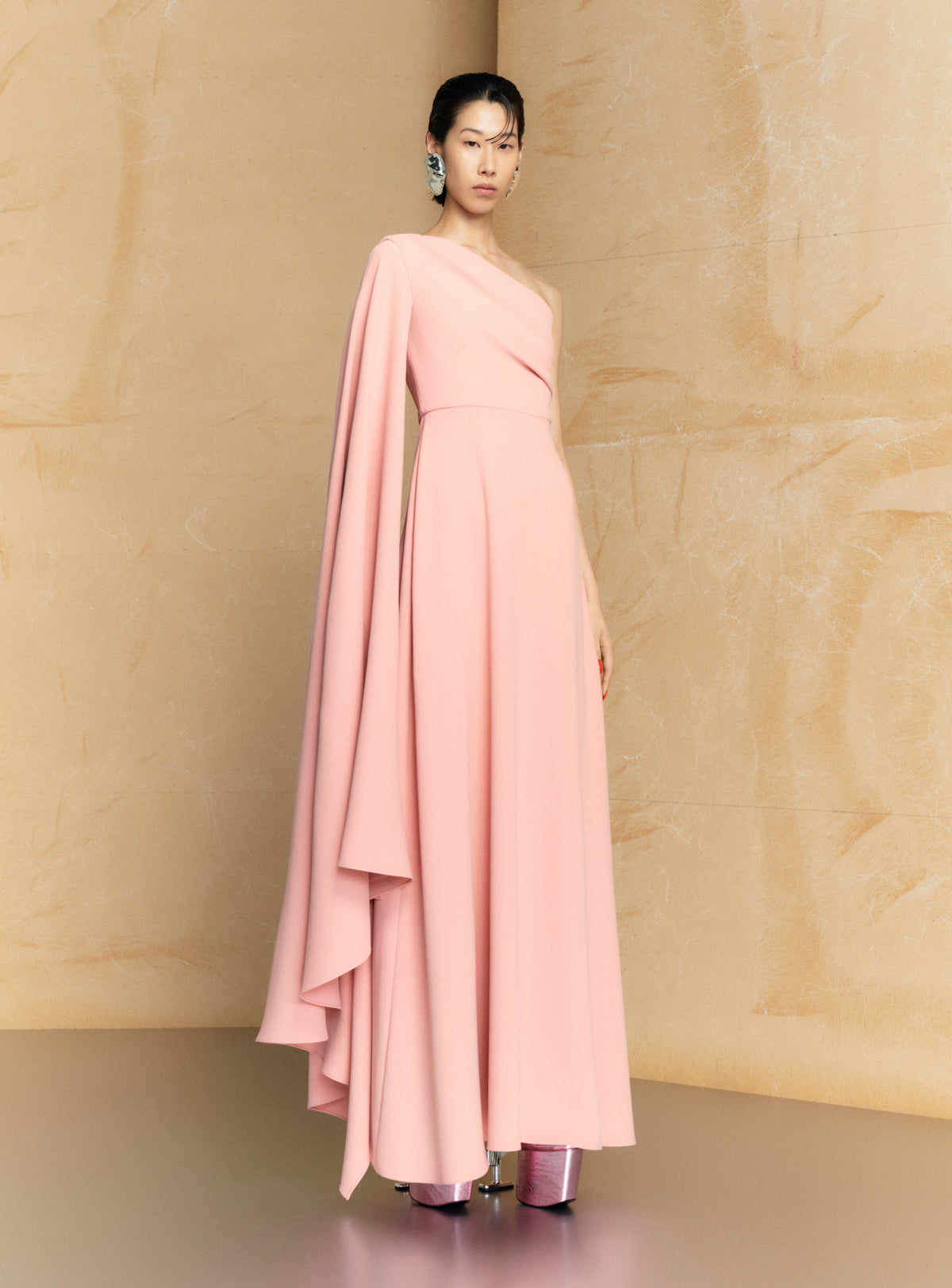 The Yazmin Maxi Dress in Putty Pink
