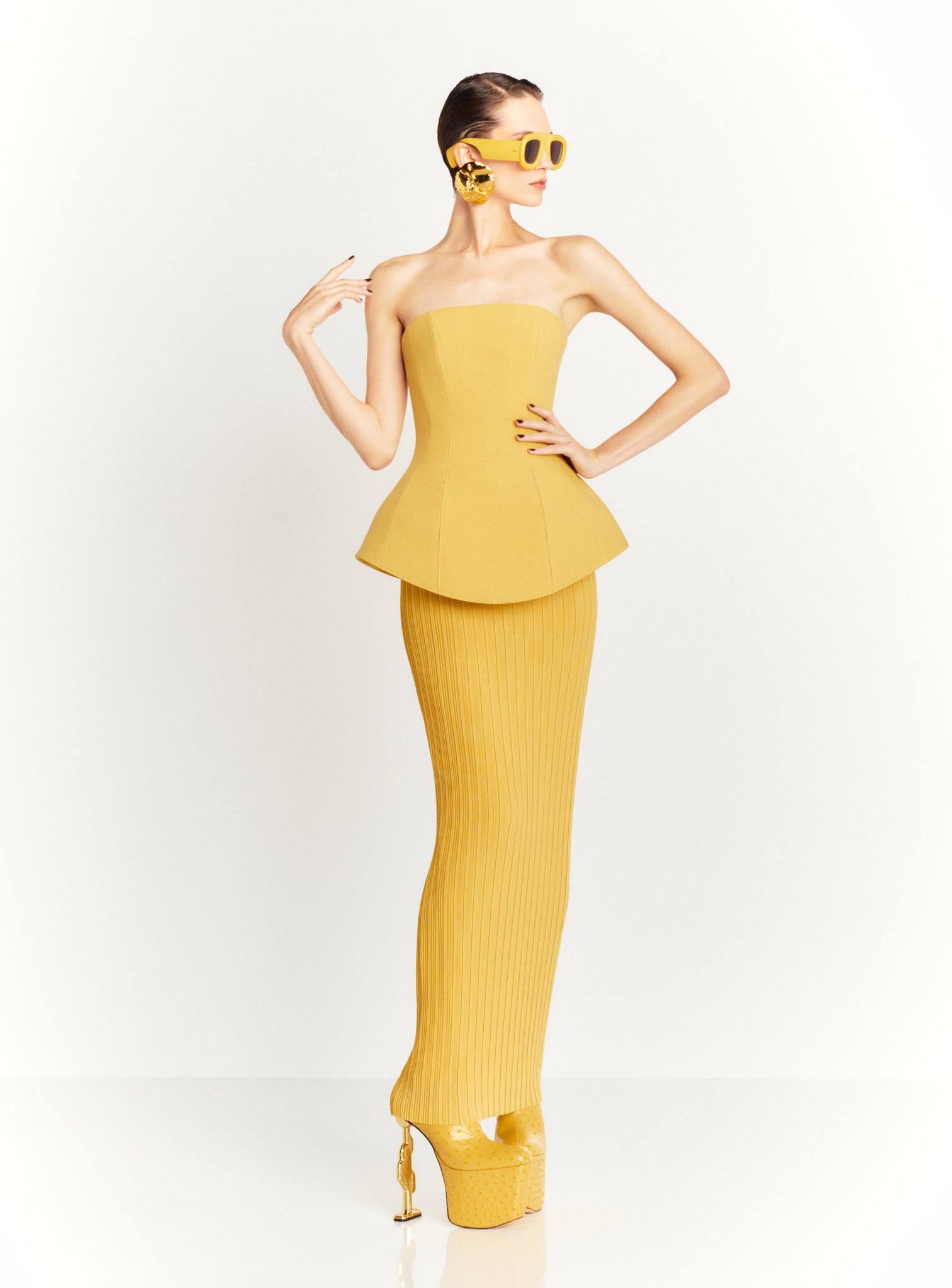 The Arella Maxi Dress in Sand