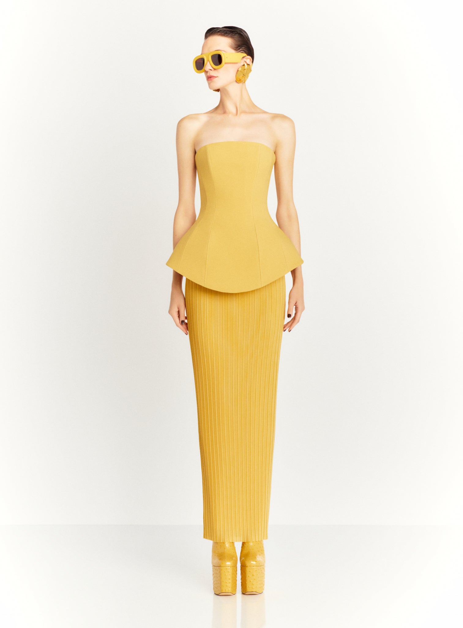 The Arella Maxi Dress in Sand – Solace London