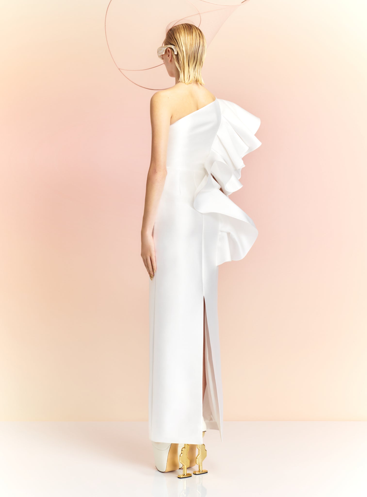 barneys evening dresses The Barney Maxi Dress in Cream