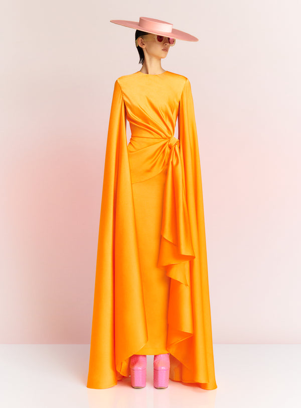 solace london The Elya Maxi Dress in Orange | Clothing