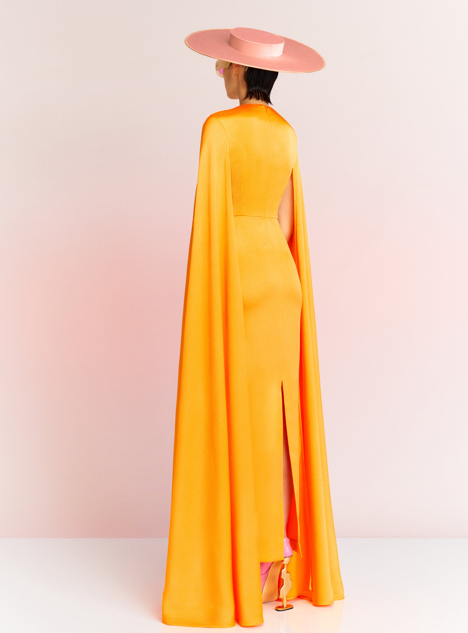 The Elya Maxi Dress in Orange