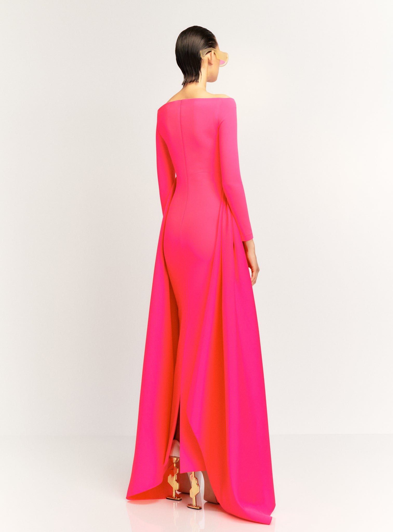 The Irma Maxi Dress in Ultra Pink