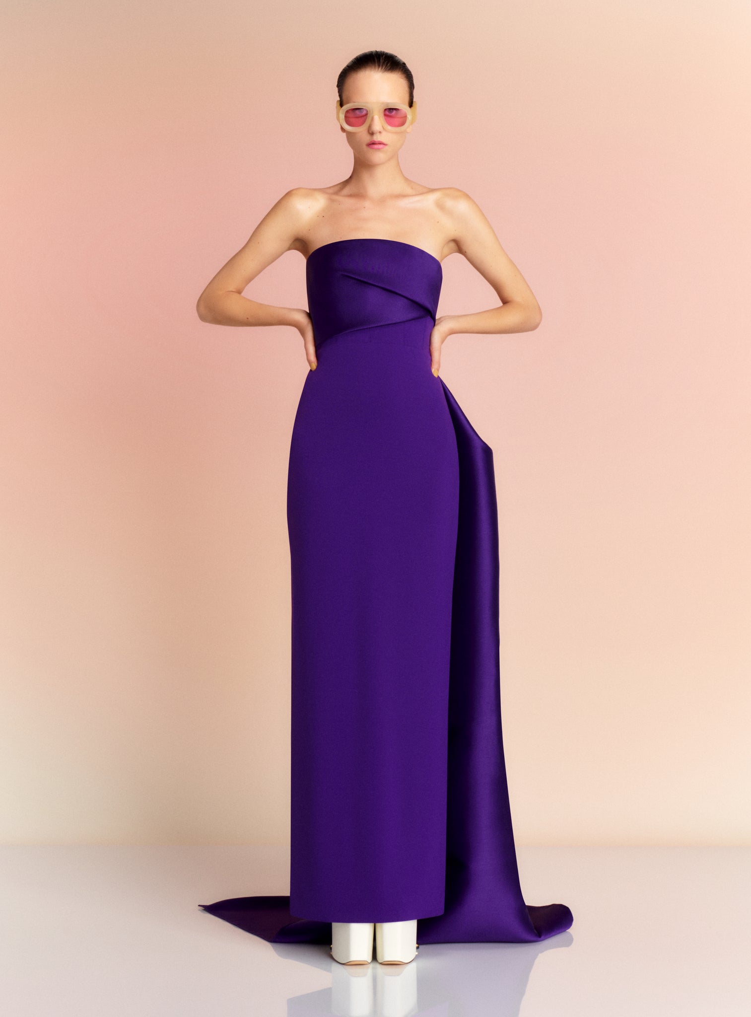 The Kinsley Maxi Dress in Amethyst