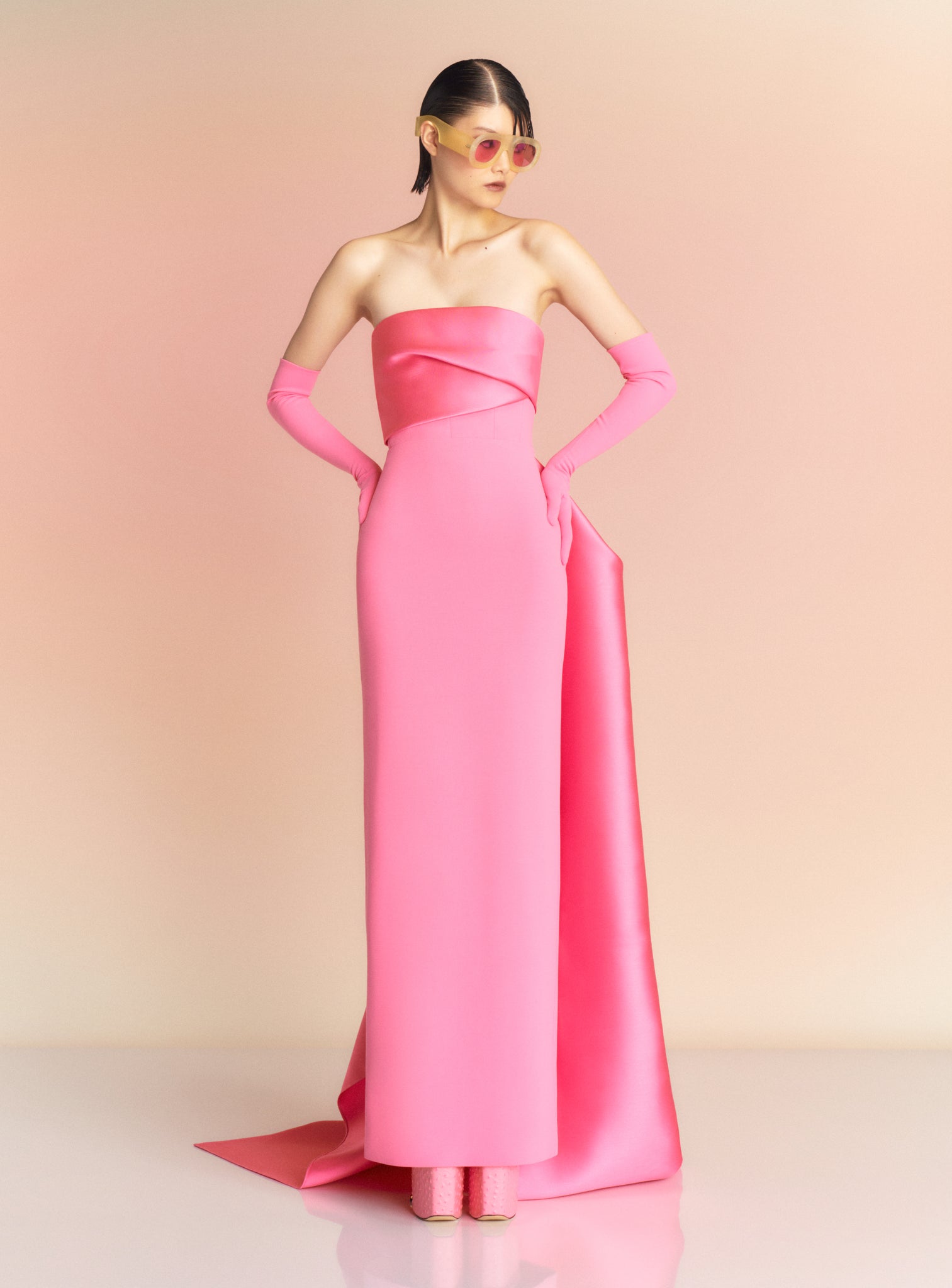 solace london dress The Kinsley Maxi Dress in Rose Pink