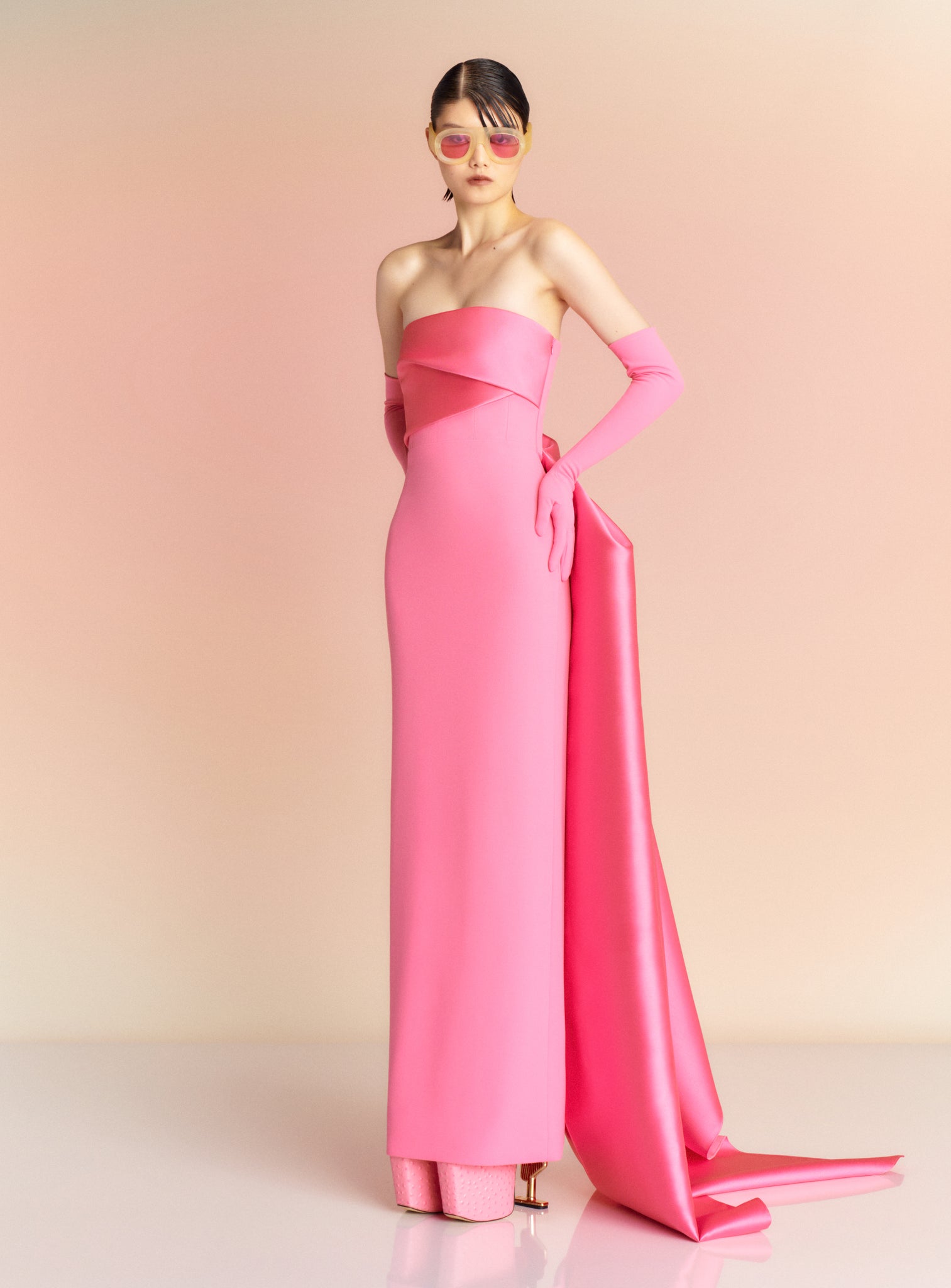 The Kinsley Maxi Dress in Rose Pink