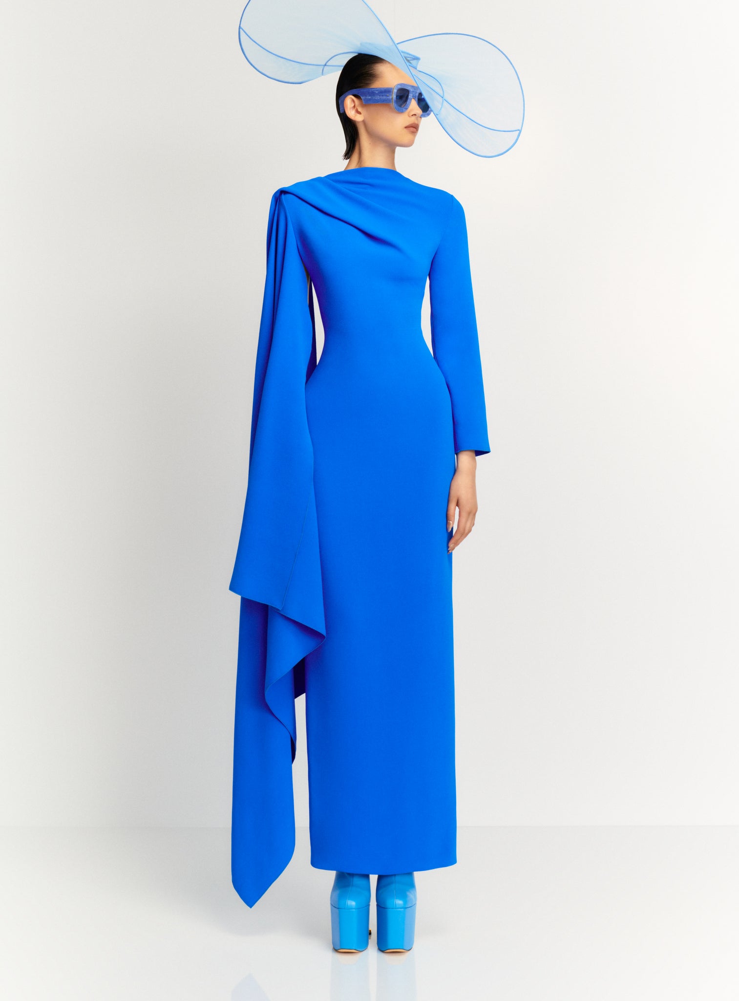 The Lydia Maxi Dress in Blue