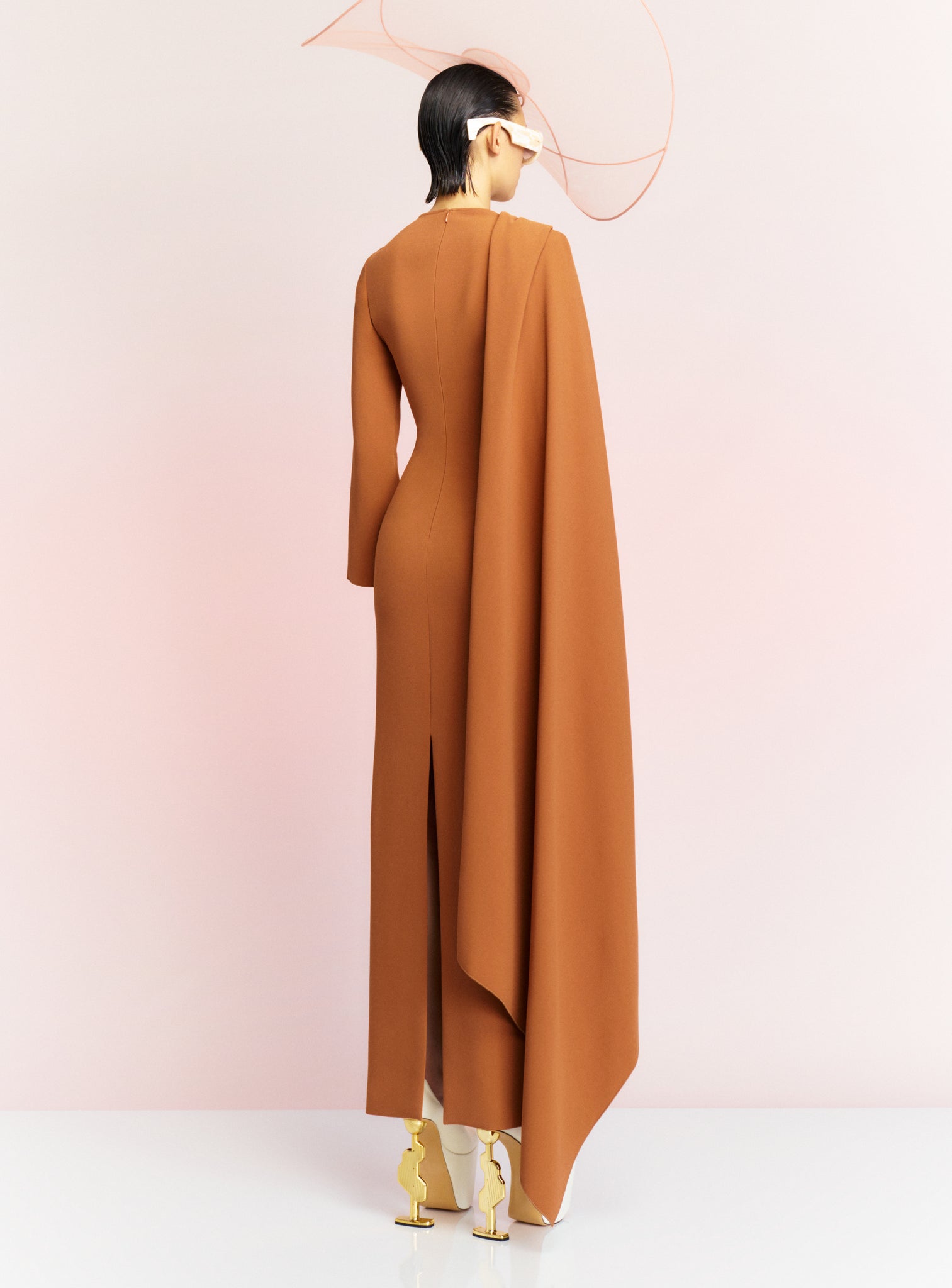 The Lydia Maxi Dress in Caramel