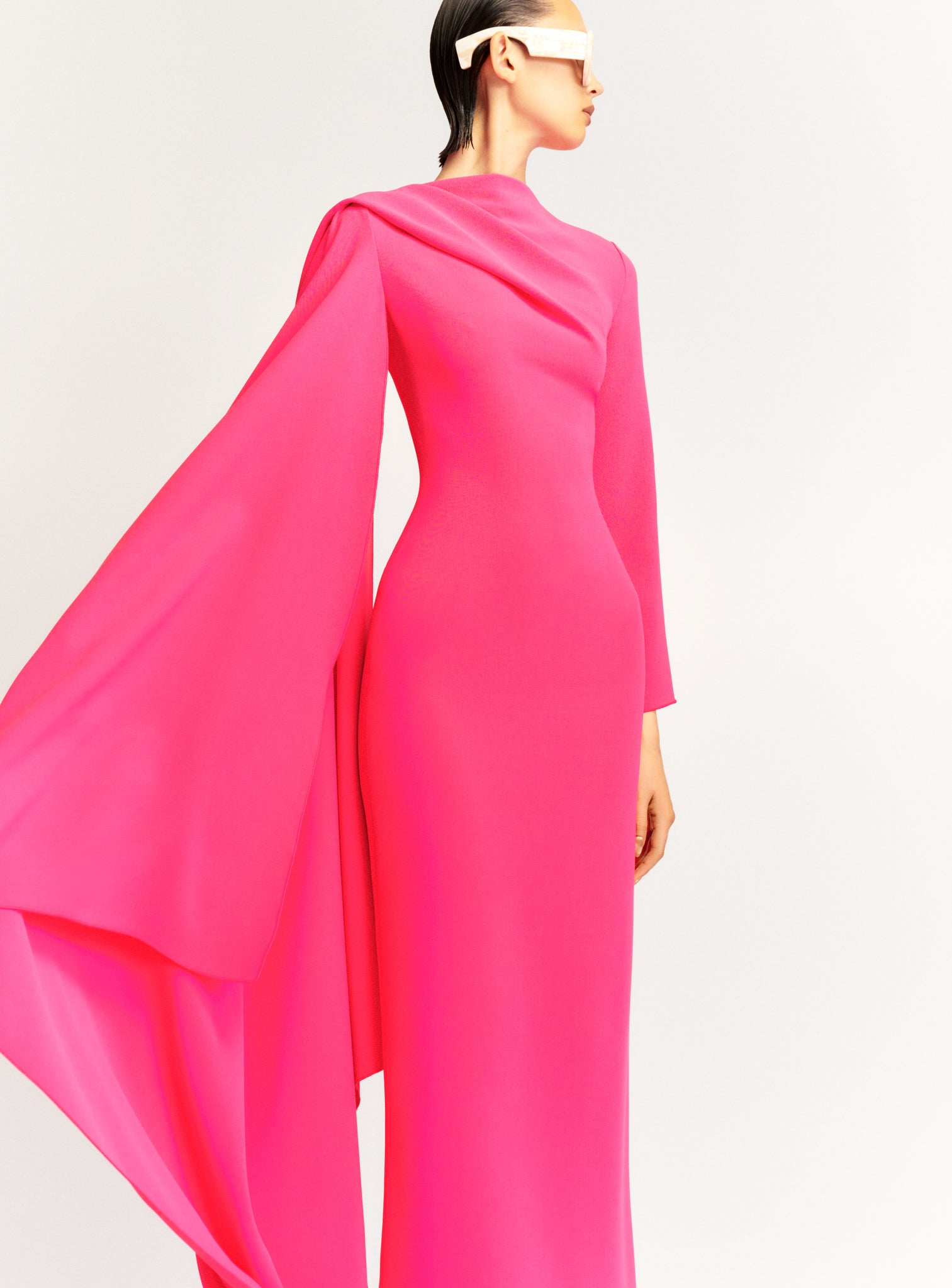 The Lydia Maxi Dress in Ultra Pink