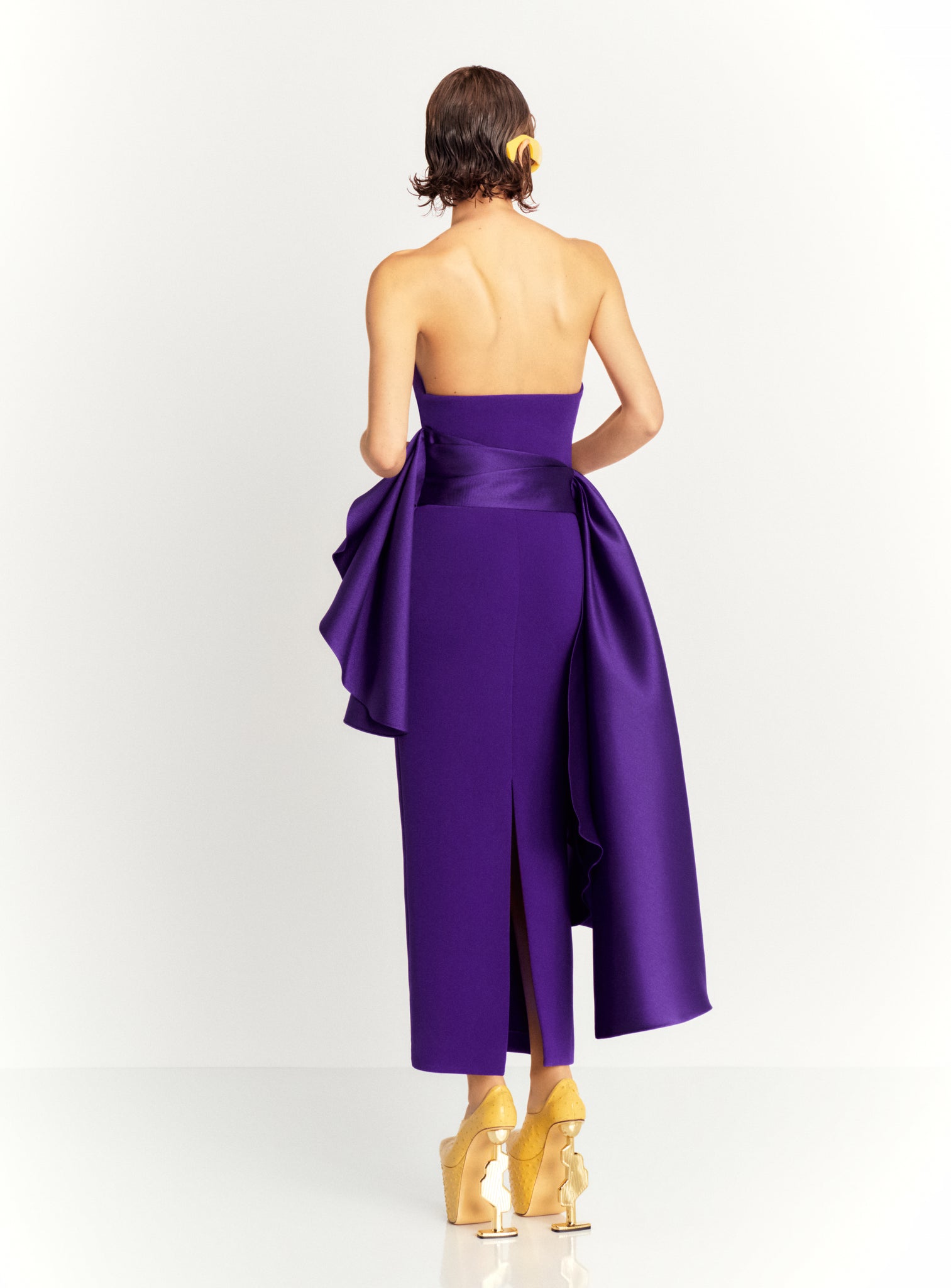 The Nala Midaxi Dress in Amethyst