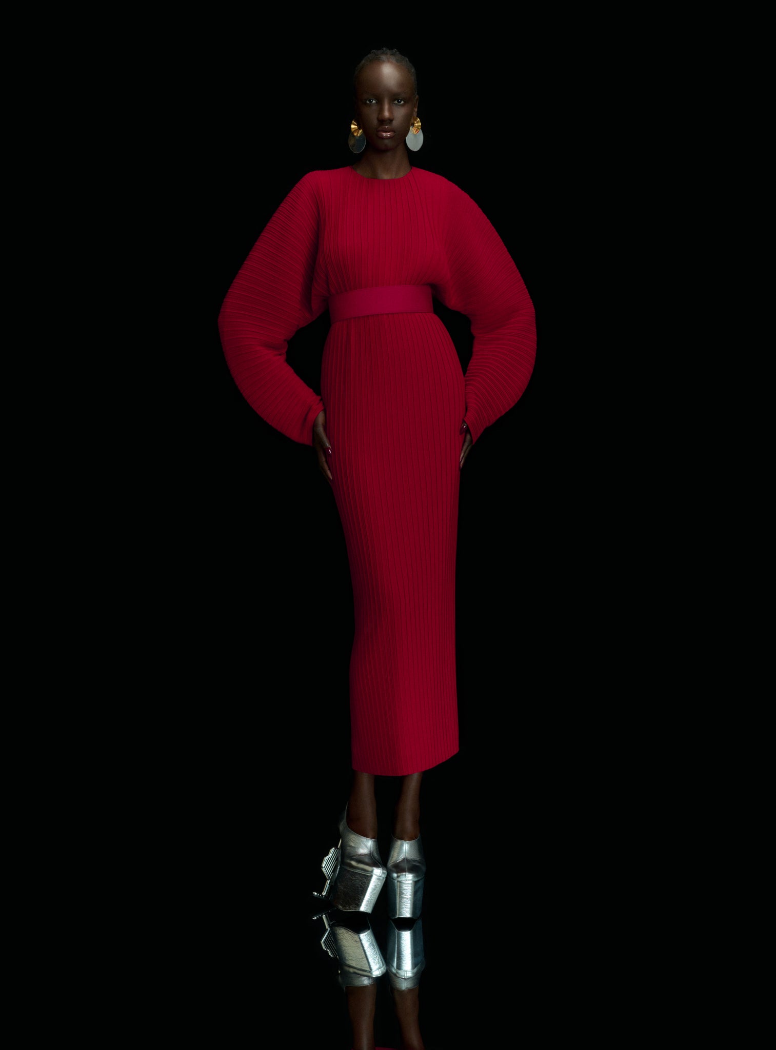The Mirabelle Maxi Dress in Ruby