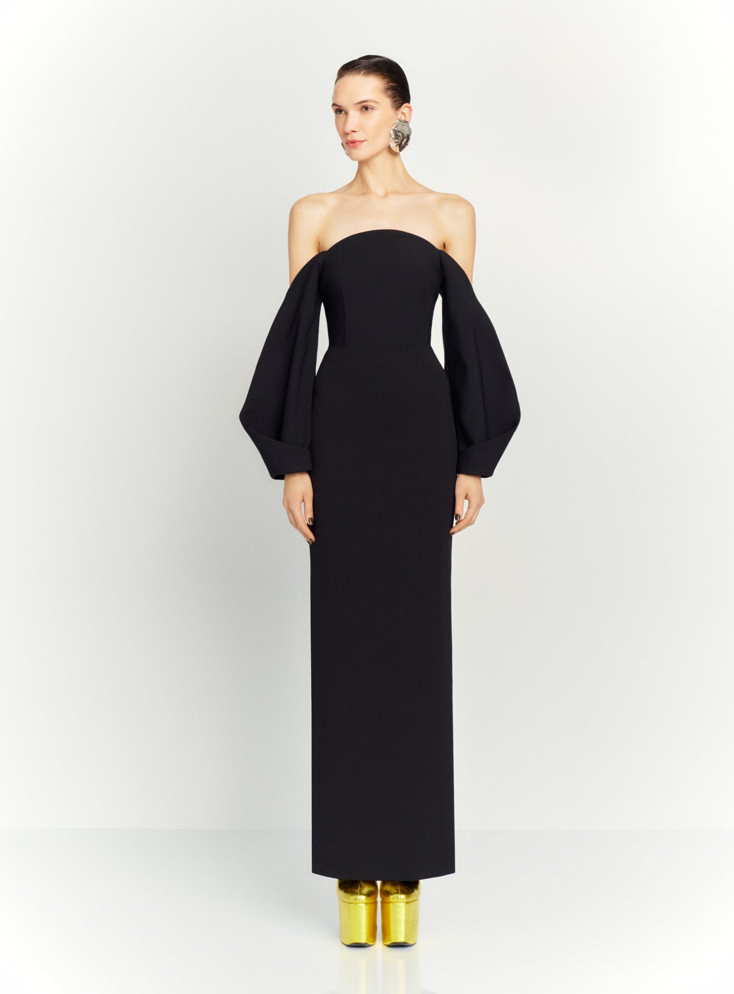 The Lotta Maxi Dress in Black